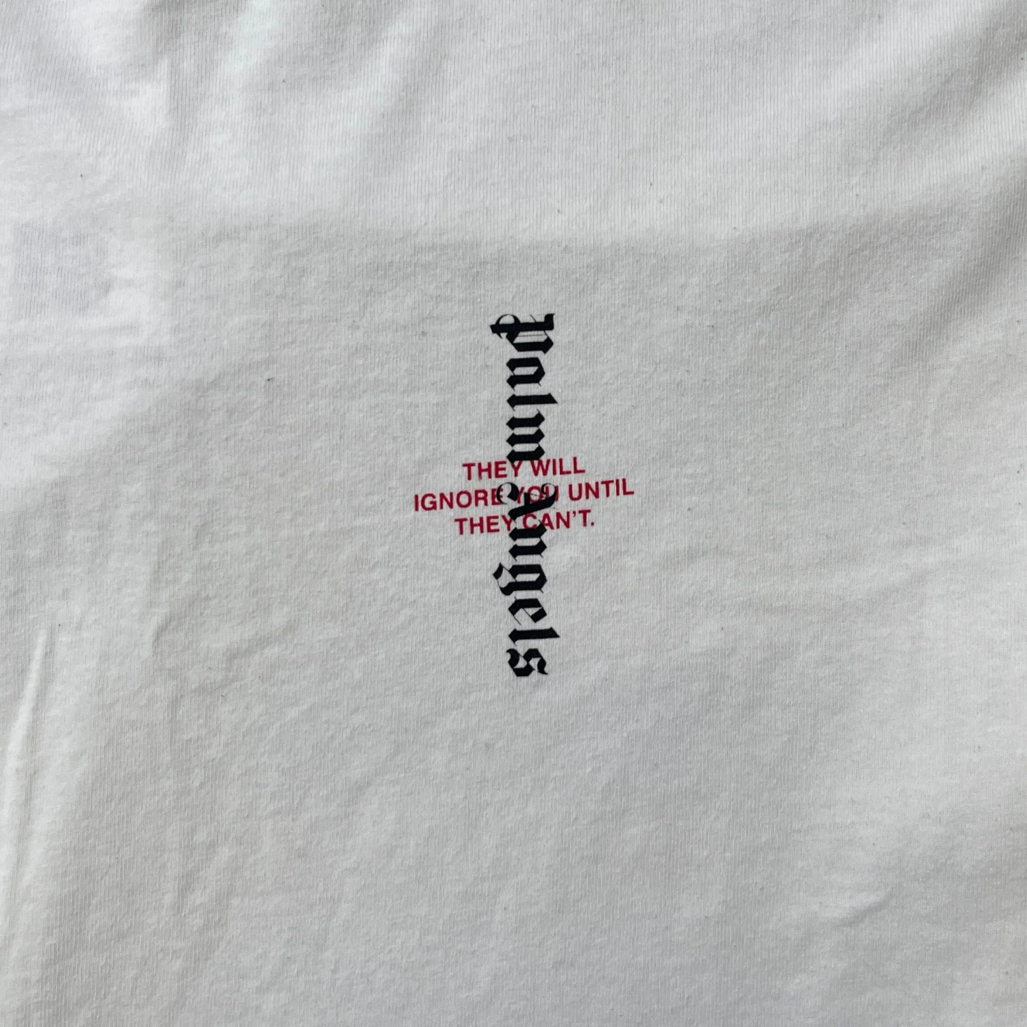 Men's Logo Print T-Shirt White Size M - Image 5