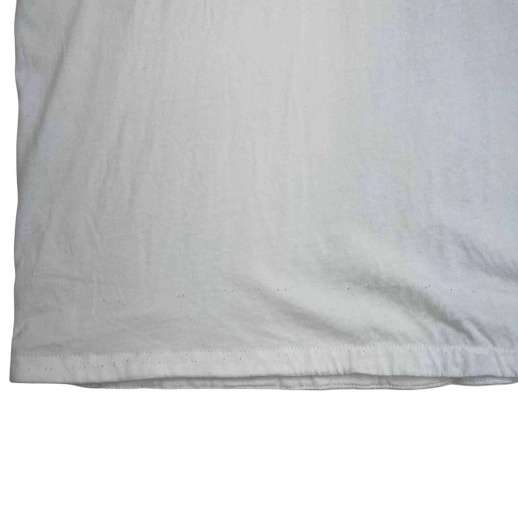 Men's Logo Print T-Shirt White Size S - Image 12