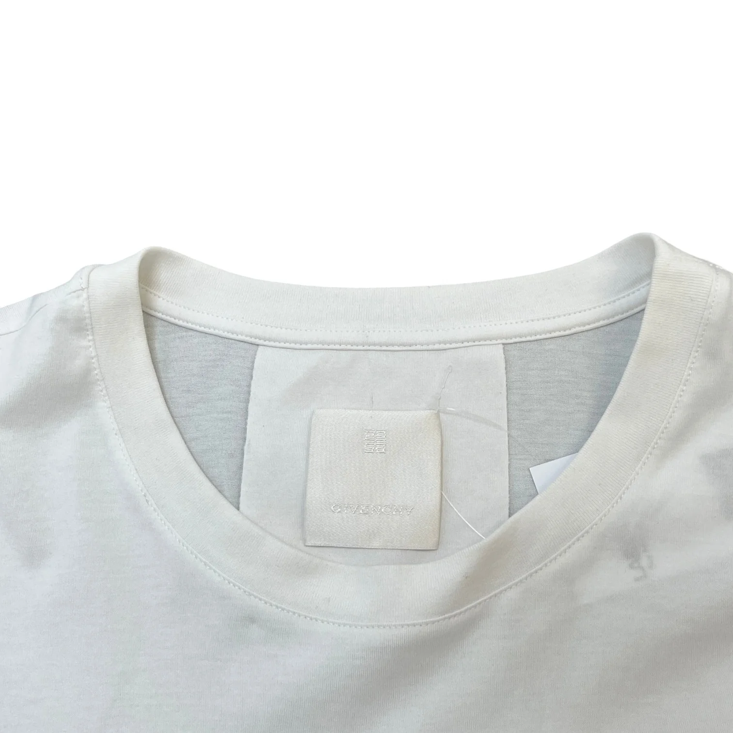Men's Logo Print T-Shirt White Size XXL - Image 5