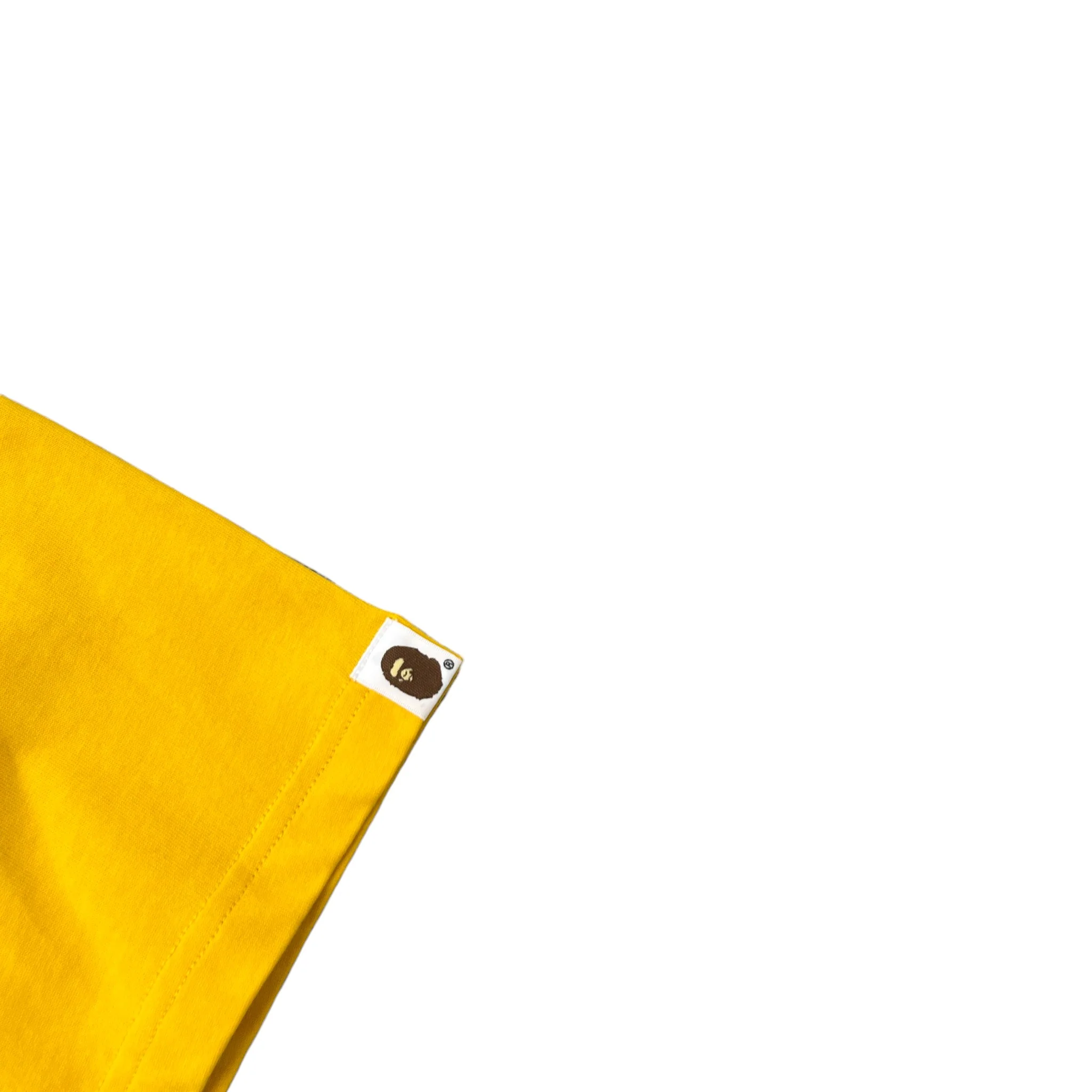 Men's Logo Print T-Shirt Yellow Size L - Image 5