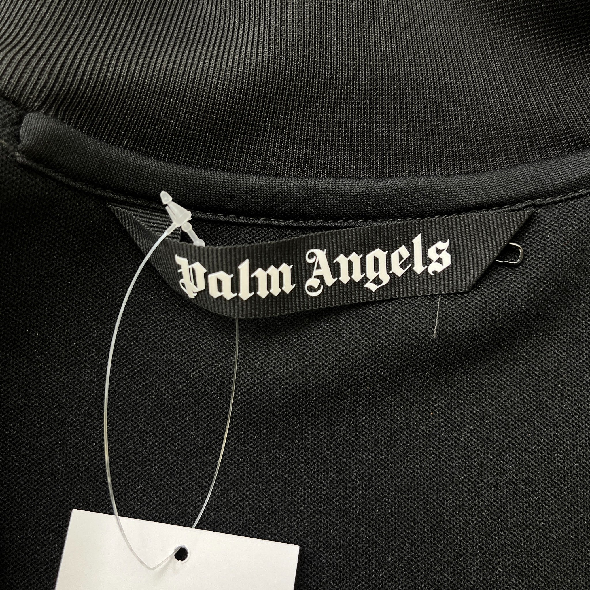 Men's Logo Print Track Jacket Black Size M - Image 5