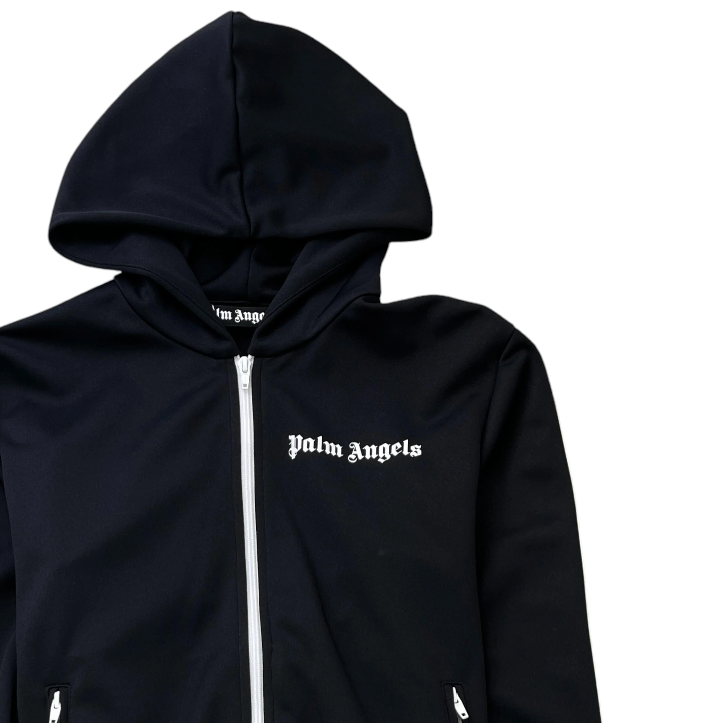 Men's Logo Print Track Jacket Black Size M - Image 3