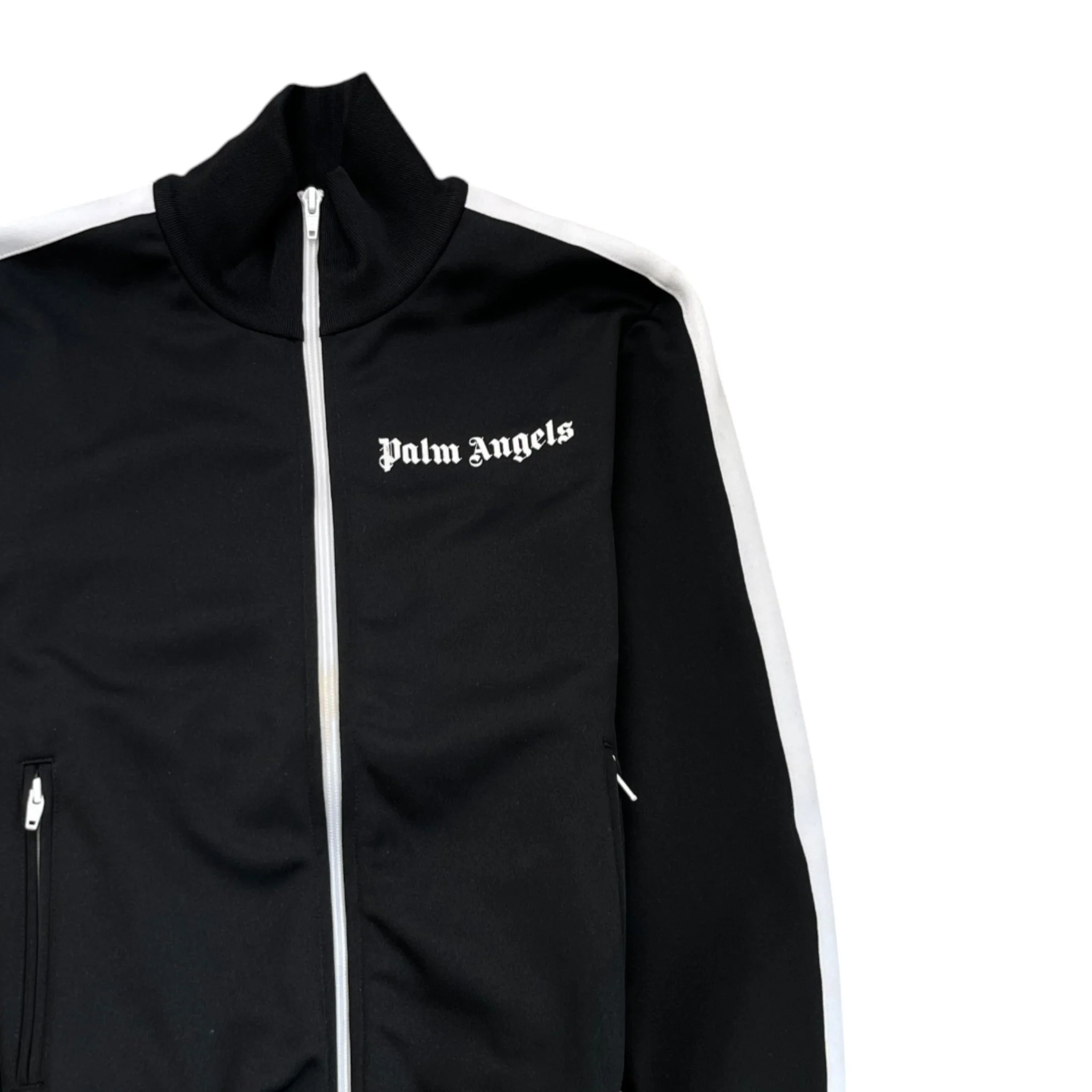 Men's Logo Print Track Jacket Black Size XS - Image 3