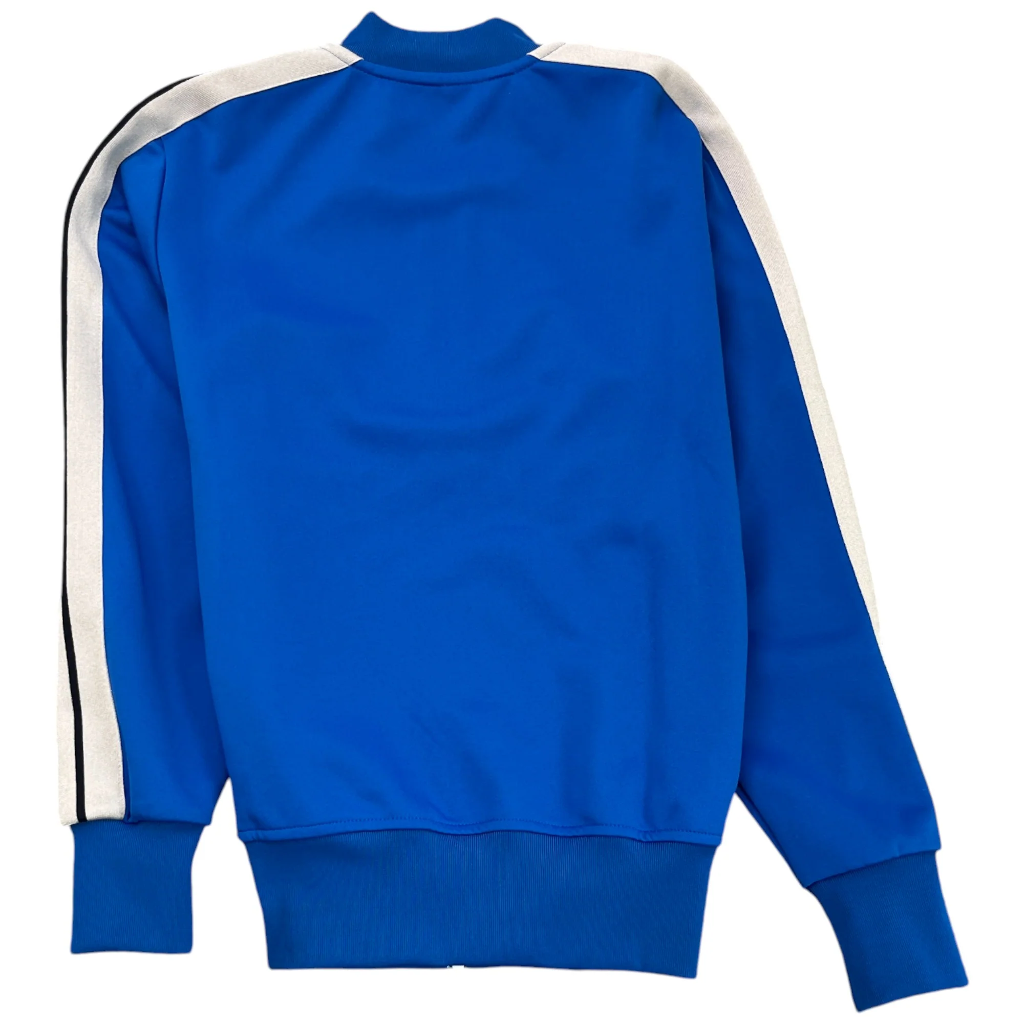 Men's Logo Print Track Jacket Blue Size S - Image 2