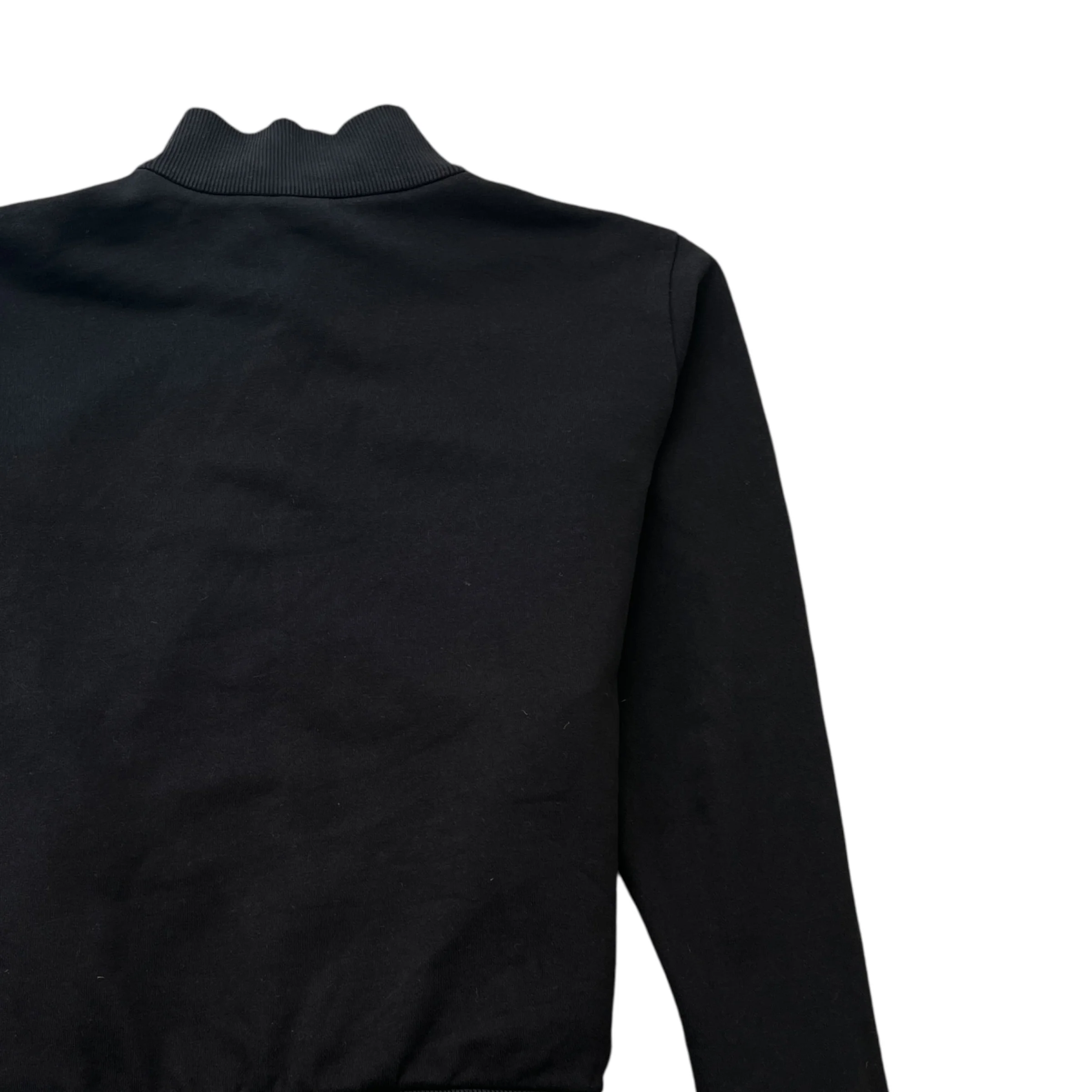 Men's Logo Stripe Boys Age 14 Track Jacket Black Size XXS - Image 4