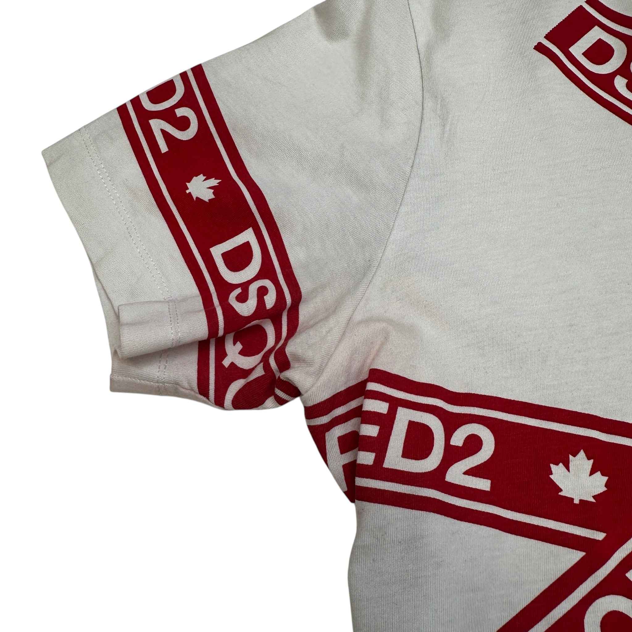 Men's Logo T-Shirt White Size L - Image 10