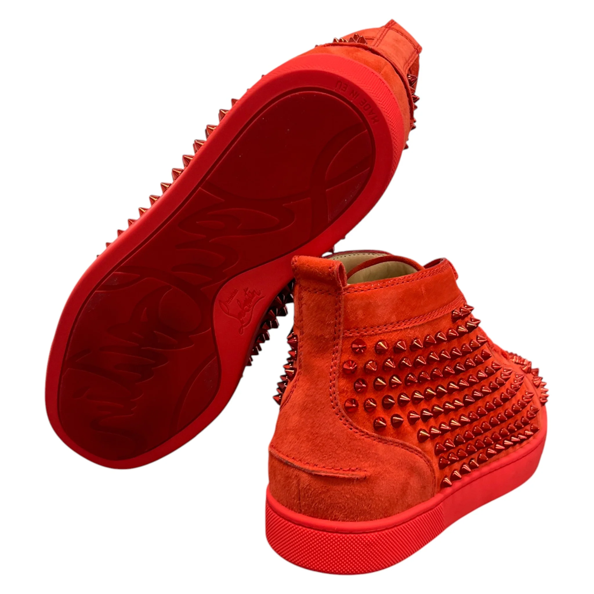 Men's Louis Flat Spike High Trainers Red Size EU 40.5 / UK 6.5 - Image 10