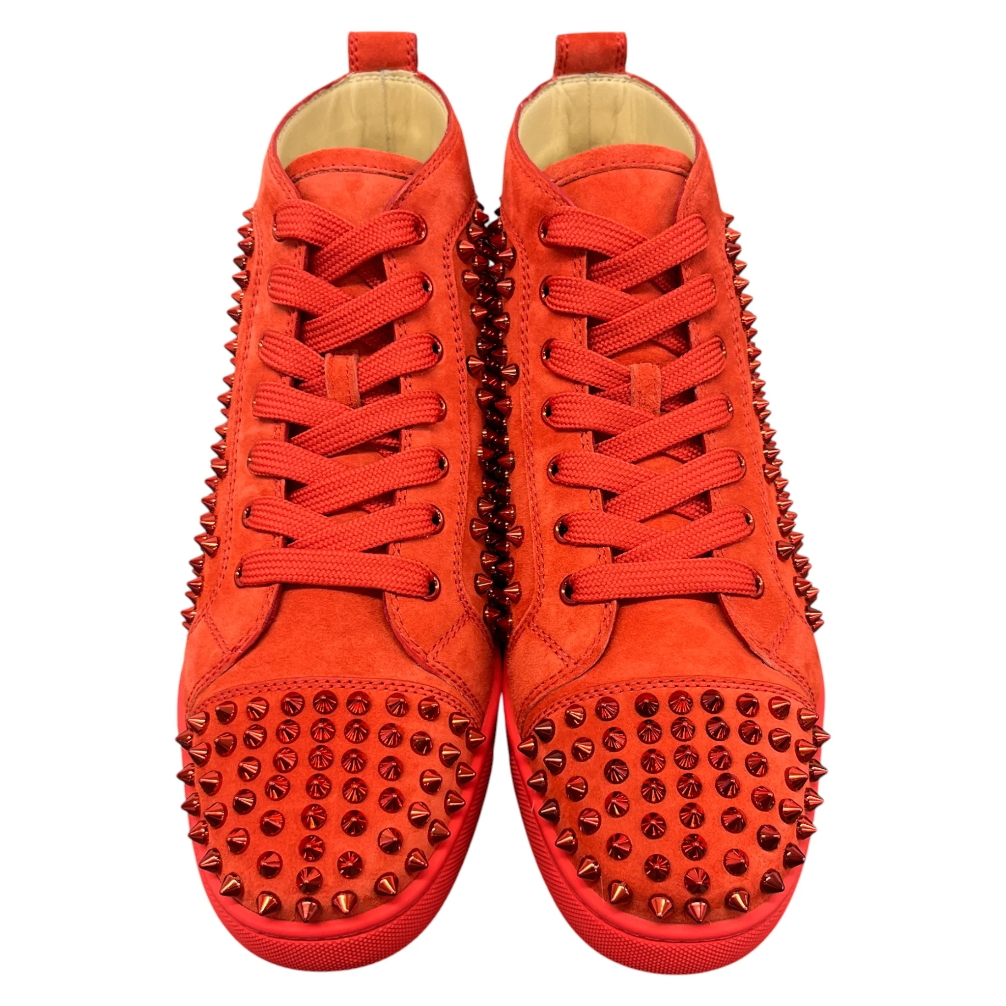 Men's Louis Flat Spike High Trainers Red Size EU 40.5 / UK 6.5 - Image 6