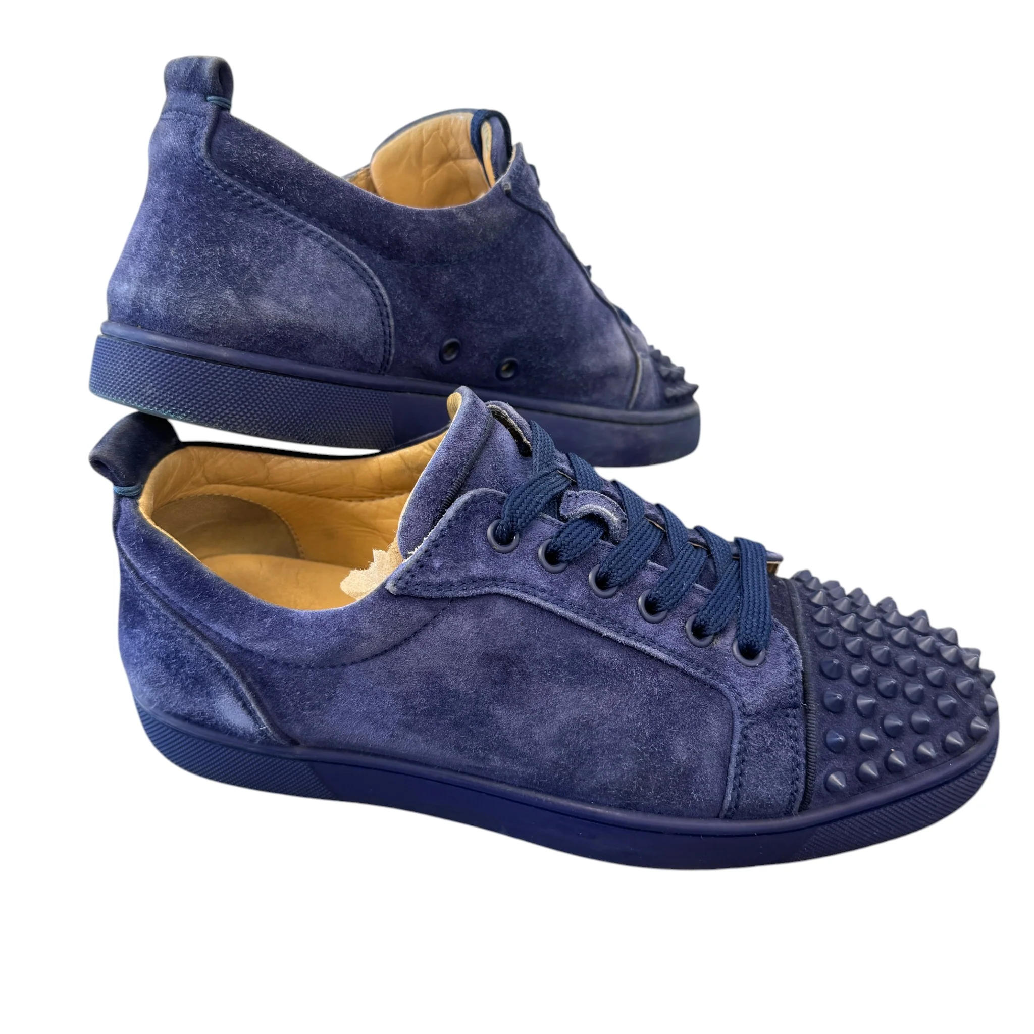 Men's Louis Junior Flat Low Trainers Blue Size EU 40 / UK 6 - Image 9