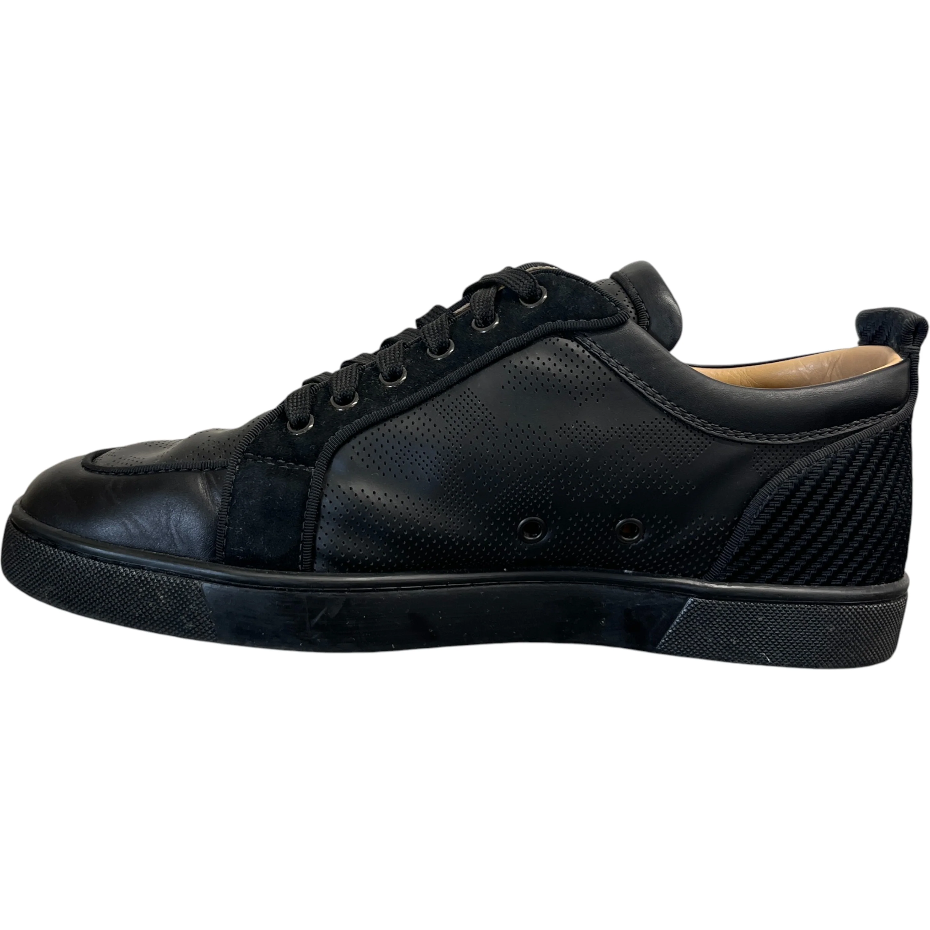Men's Louis Junior Low Trainers Black Size EU 44 / UK 10 - Image 2