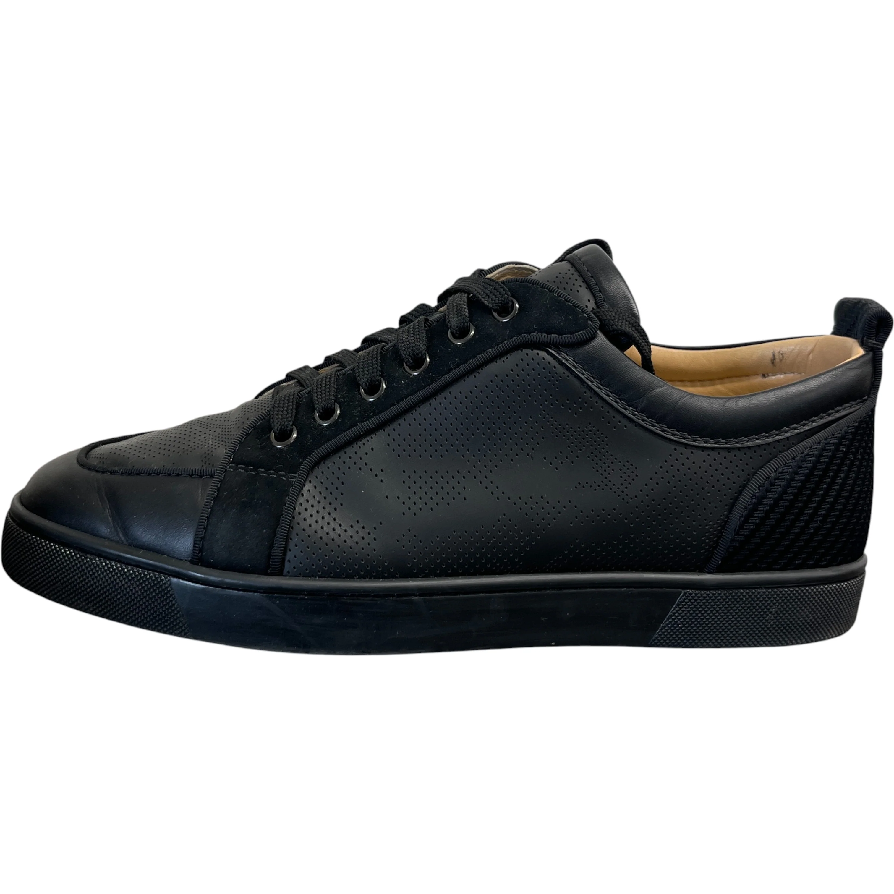 Men's Louis Junior Low Trainers Black Size EU 44 / UK 10 - Image 5