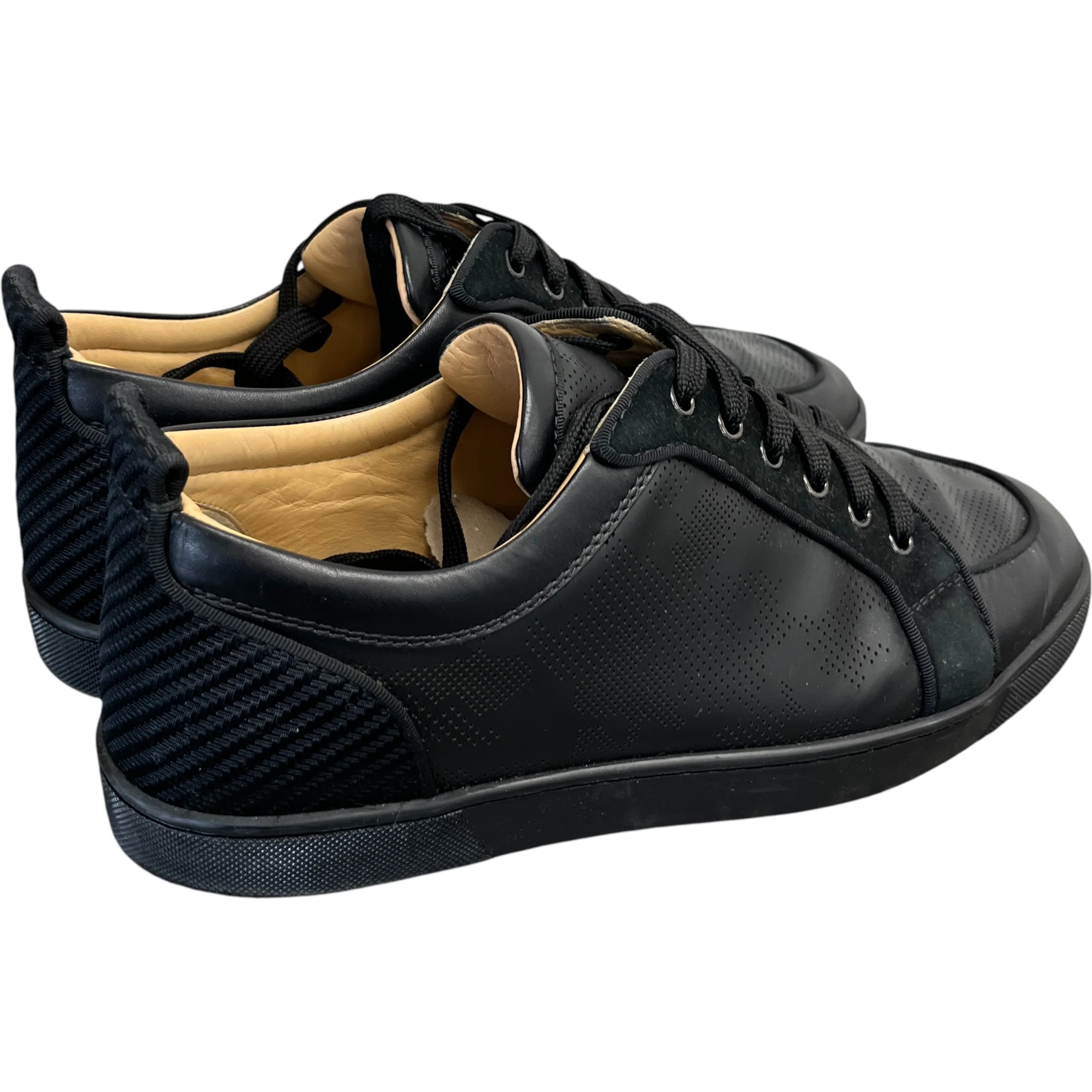 Men's Louis Junior Low Trainers Black Size EU 44 / UK 10 - Image 8