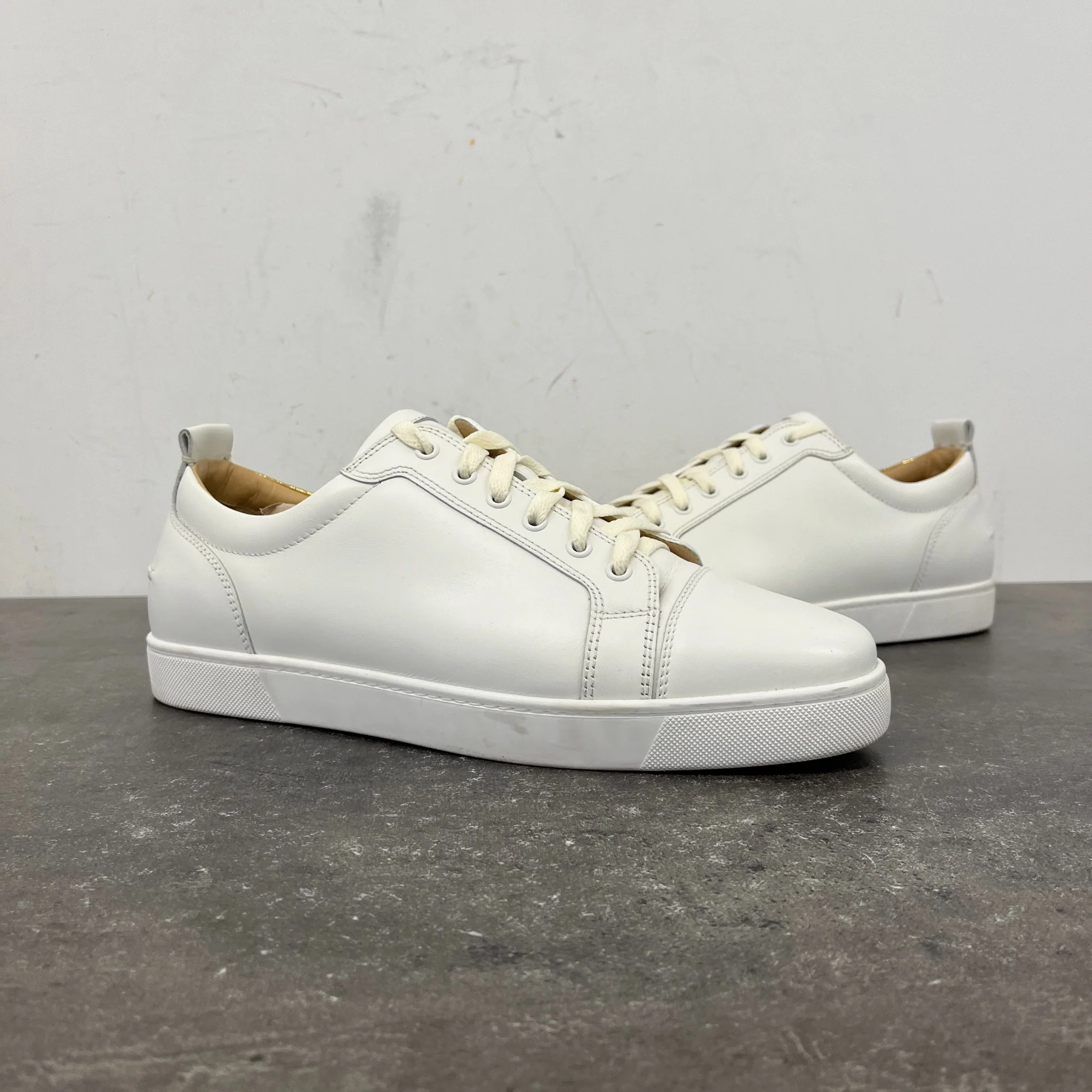 Men's Louis Junior Low Trainers White Size EU 46 / UK 12 - Image 12