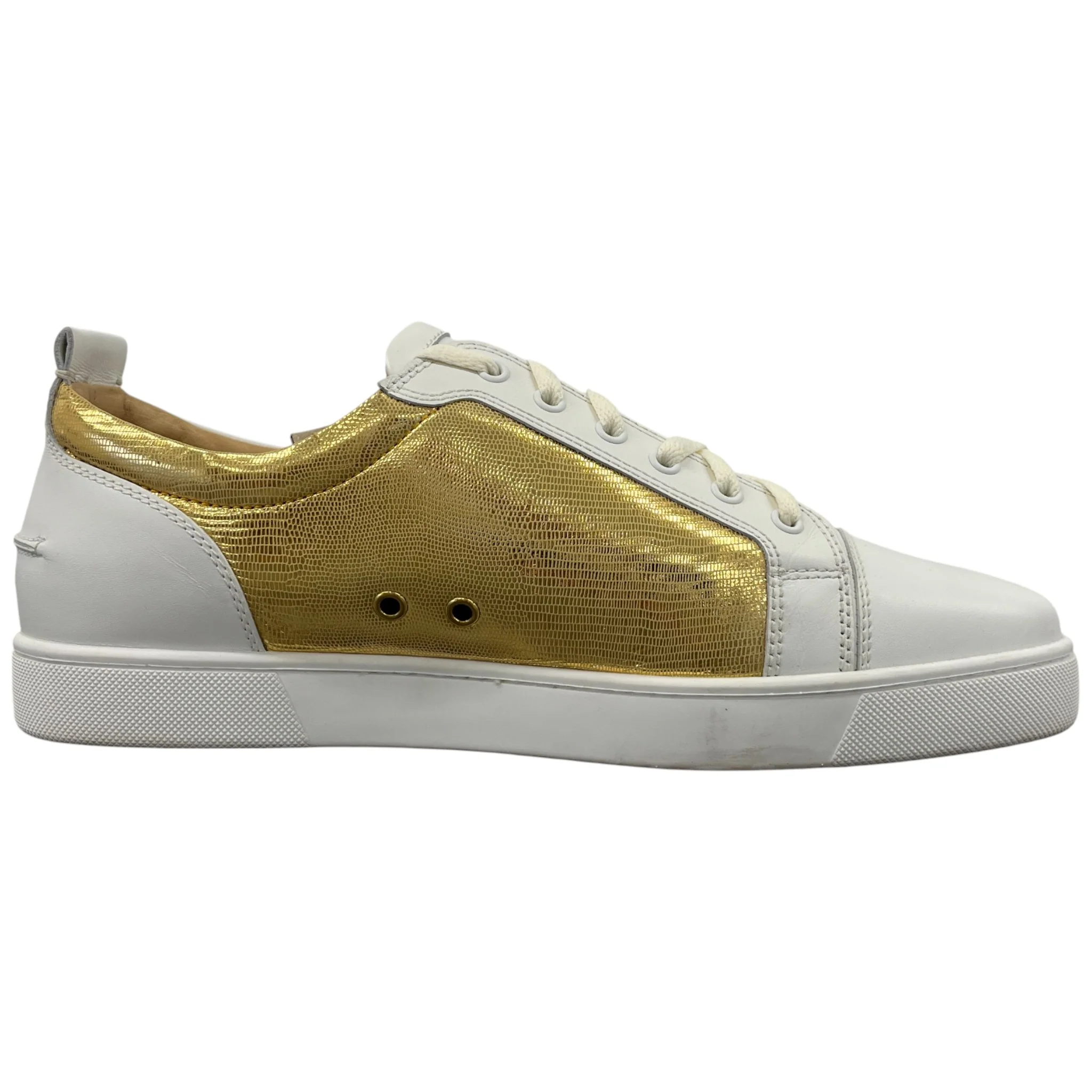 Men's Louis Junior Low Trainers White Size EU 46 / UK 12 - Image 4