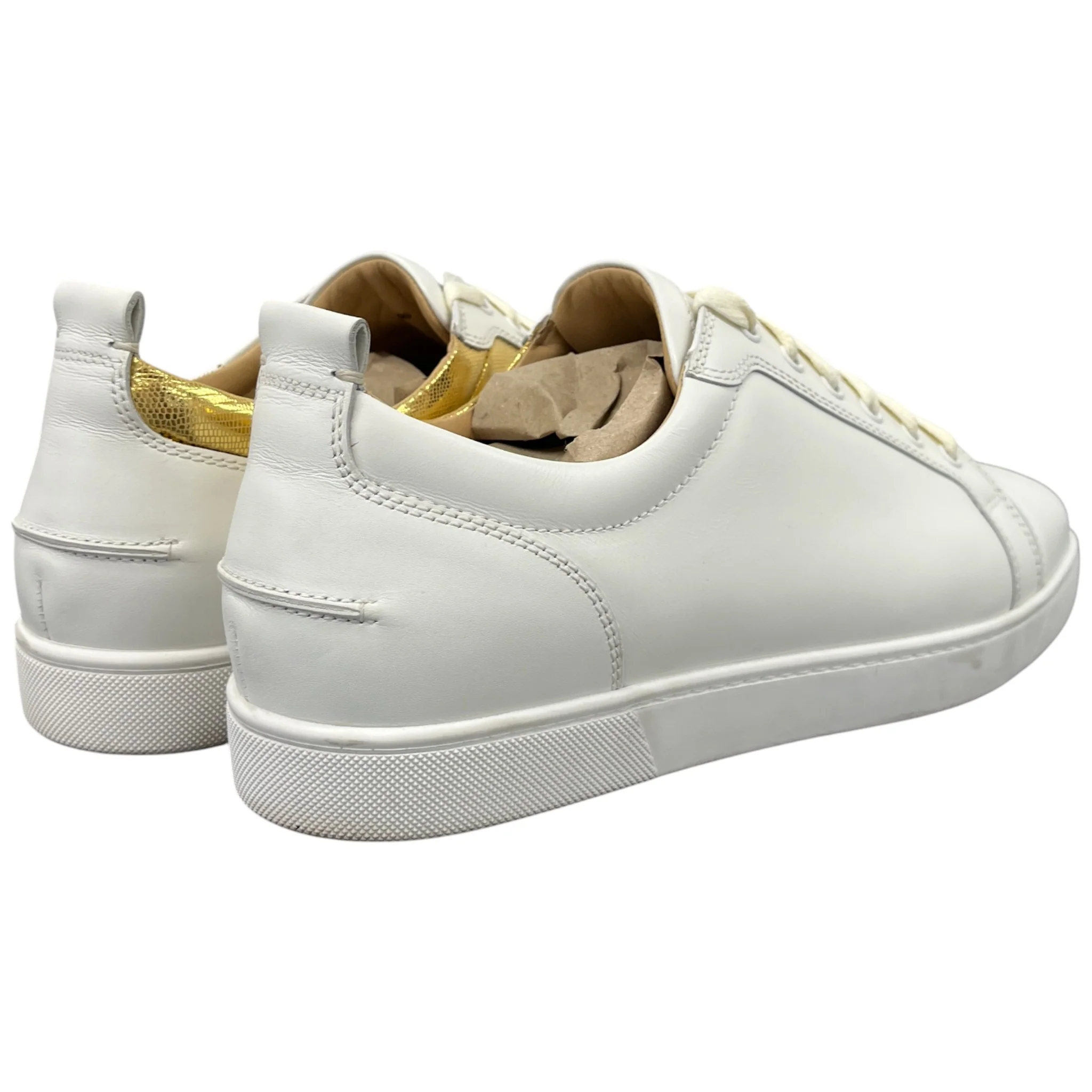 Men's Louis Junior Low Trainers White Size EU 46 / UK 12 - Image 9