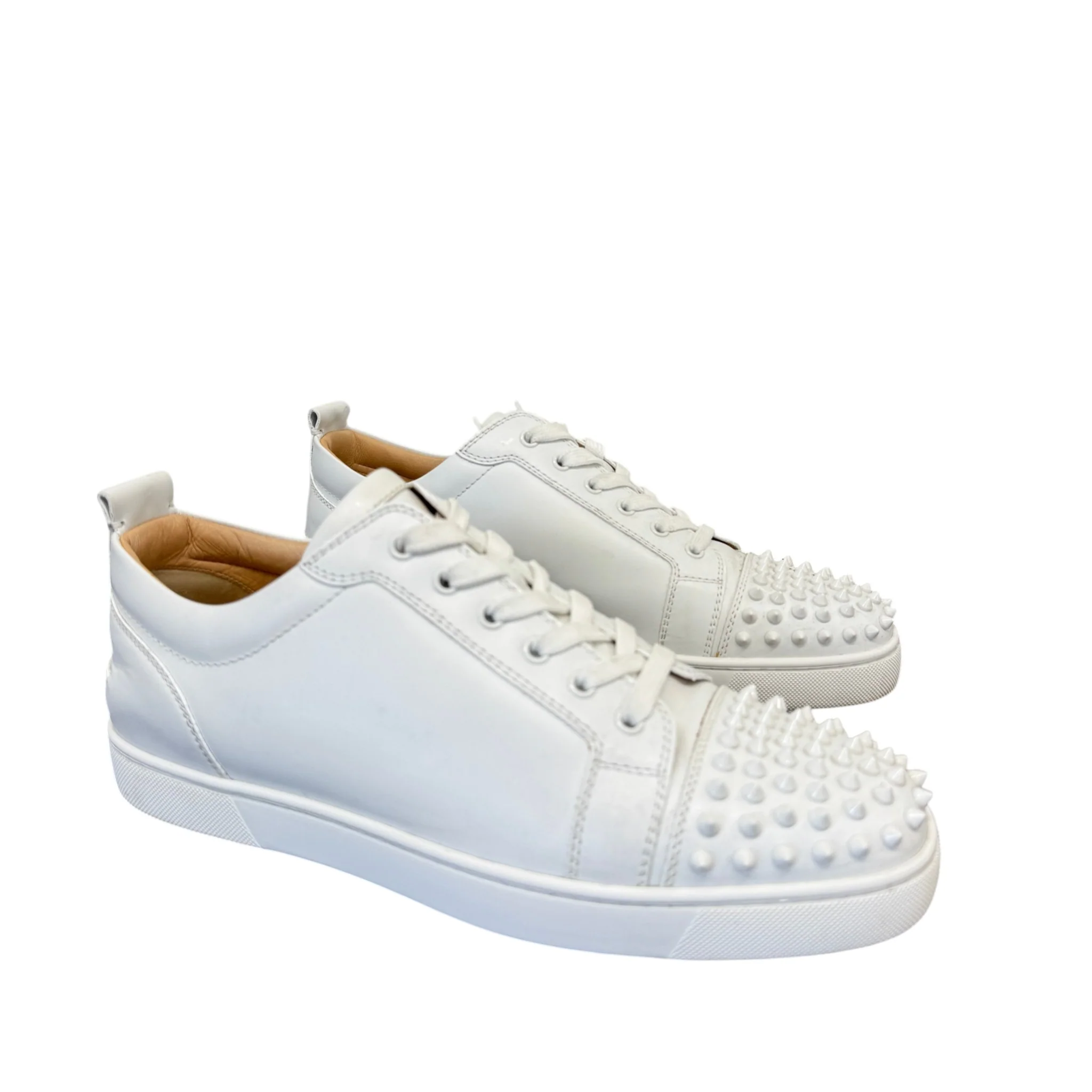 Men's Louis Junior Spike Low Trainers White Size EU 43.5 / UK 9.5 - Image 10