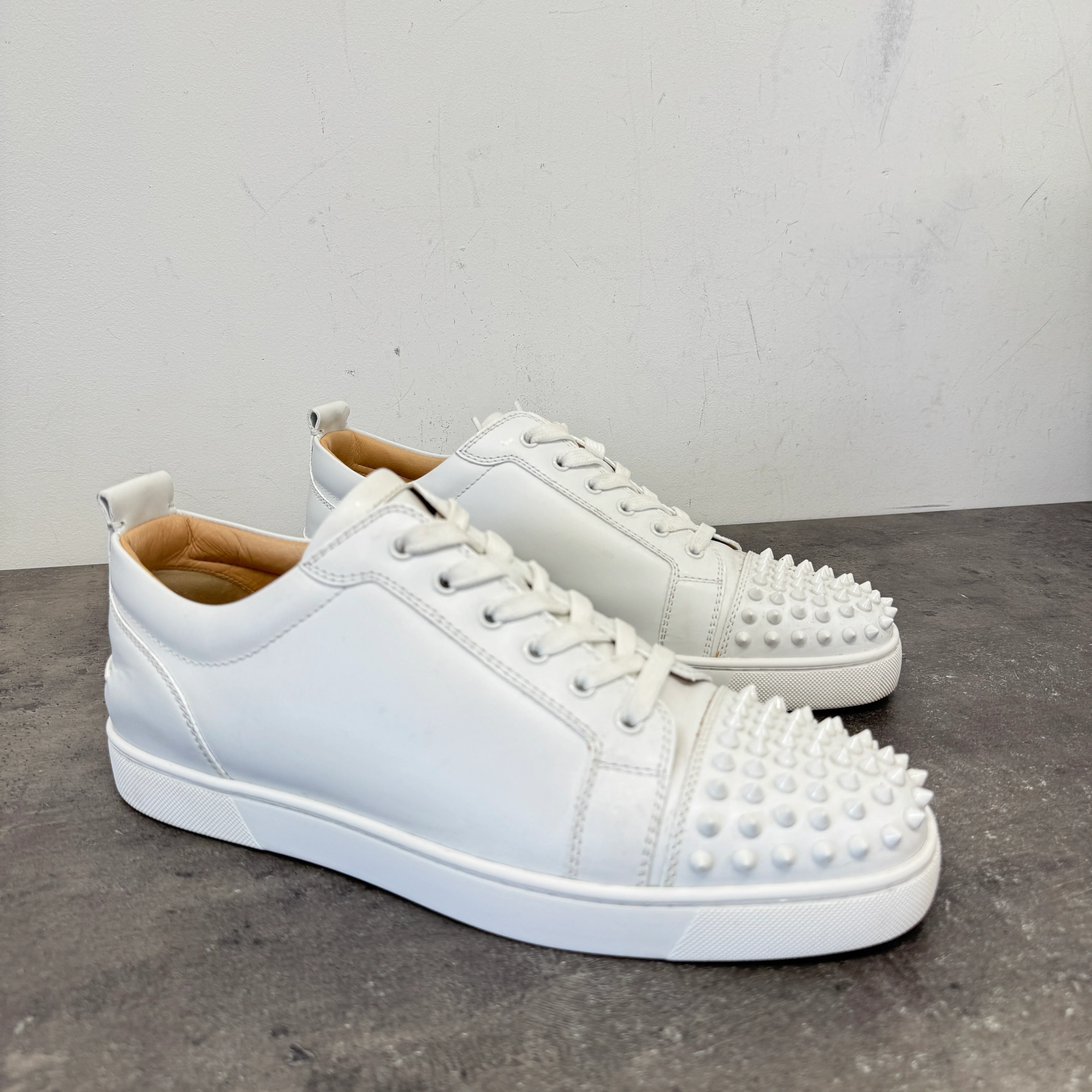 Men's Louis Junior Spike Low Trainers White Size EU 43.5 / UK 9.5 - Image 11
