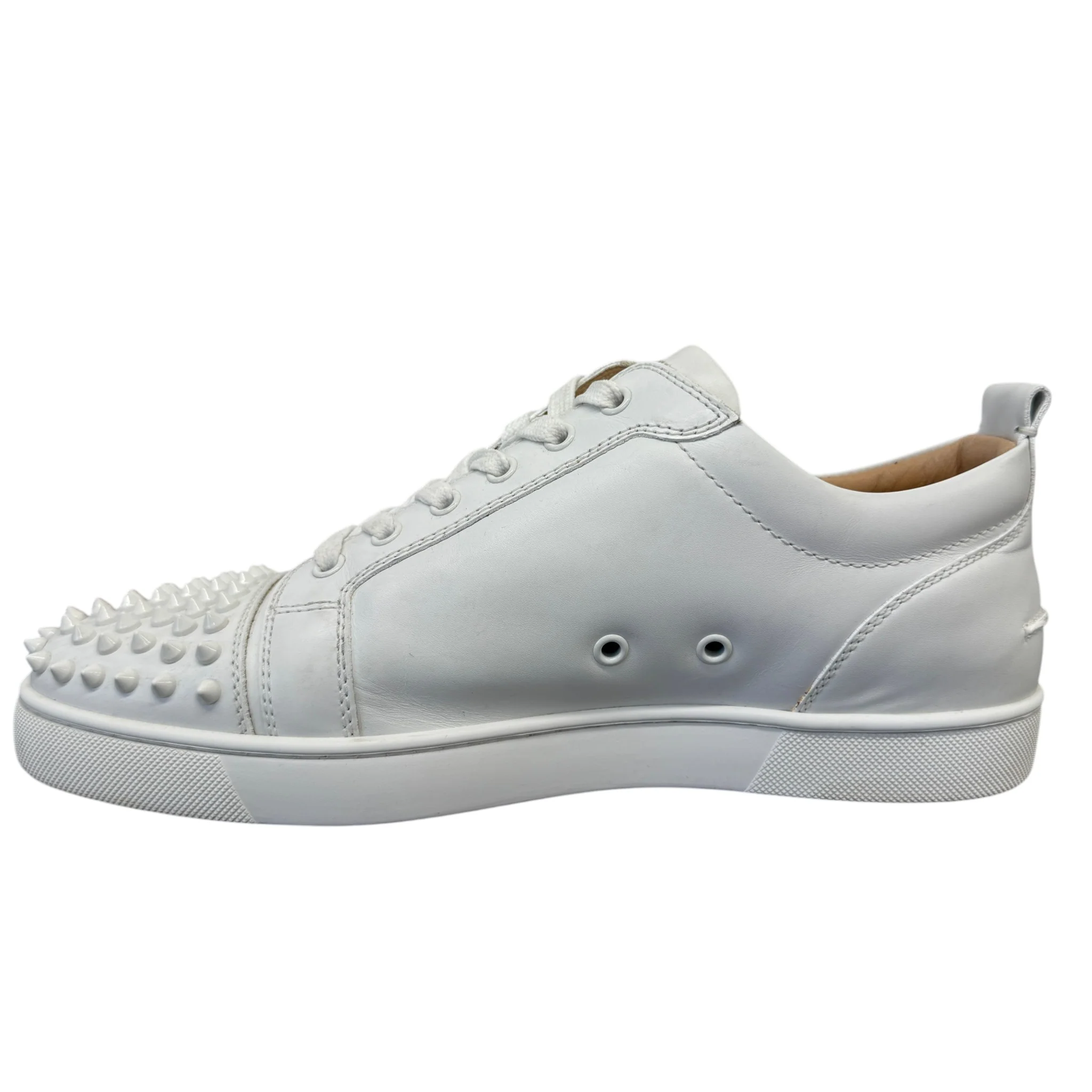 Men's Louis Junior Spike Low Trainers White Size EU 43.5 / UK 9.5 - Image 2