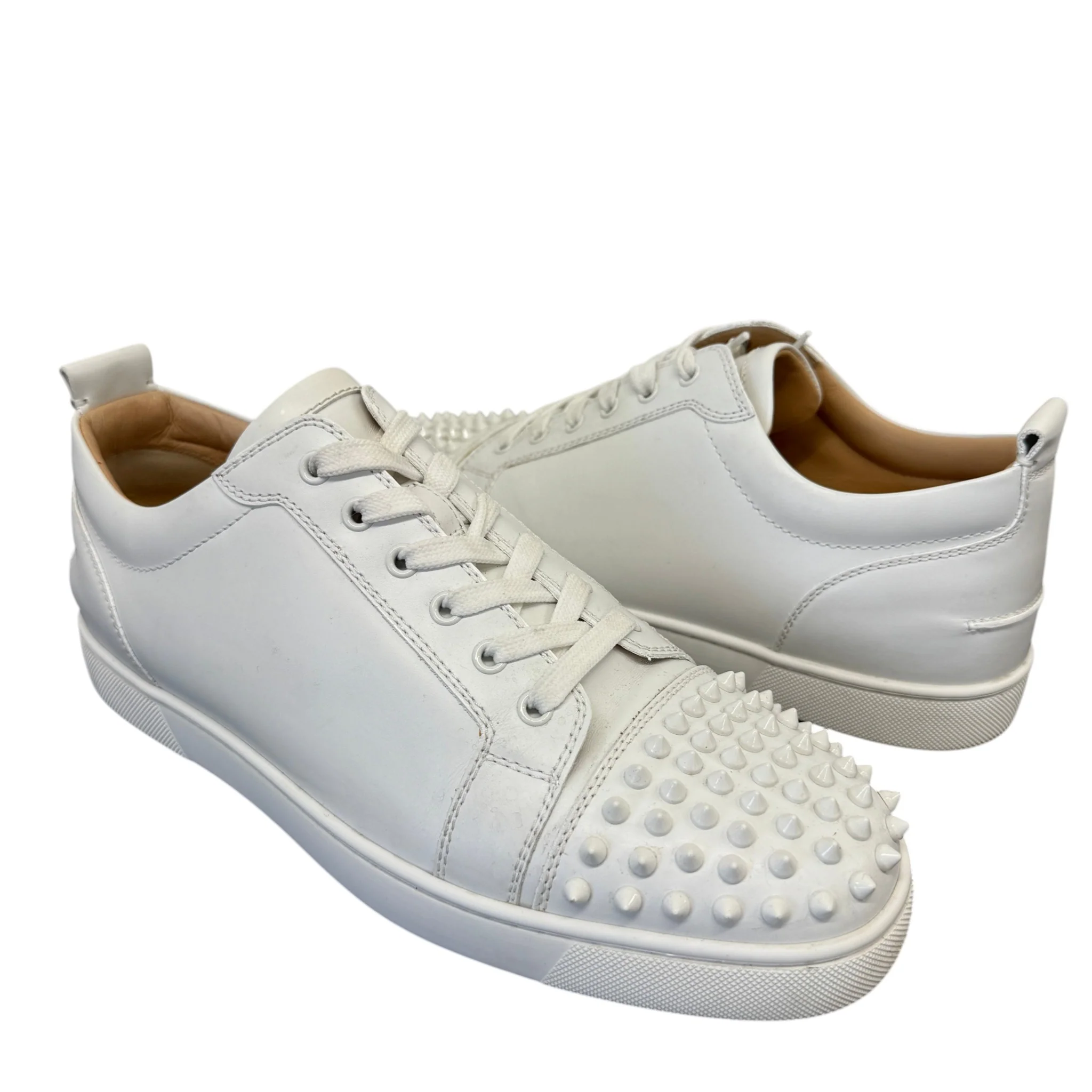 Men's Louis Junior Spike Low Trainers White Size EU 43.5 / UK 9.5 - Image 3