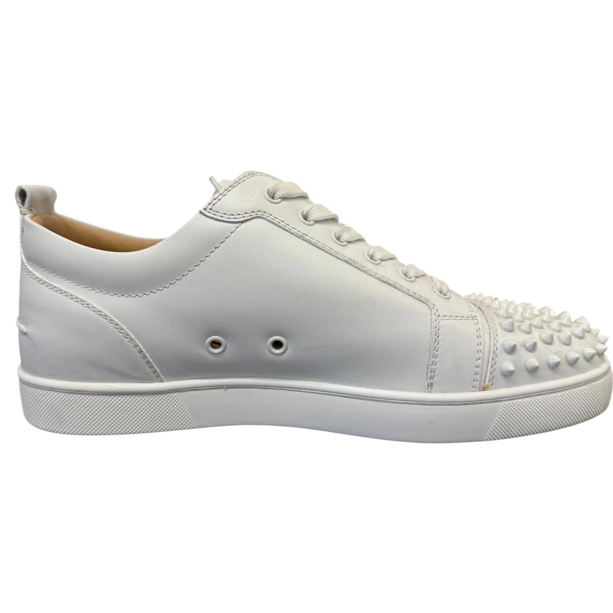 Men's Louis Junior Spike Low Trainers White Size EU 43.5 / UK 9.5 - Image 5