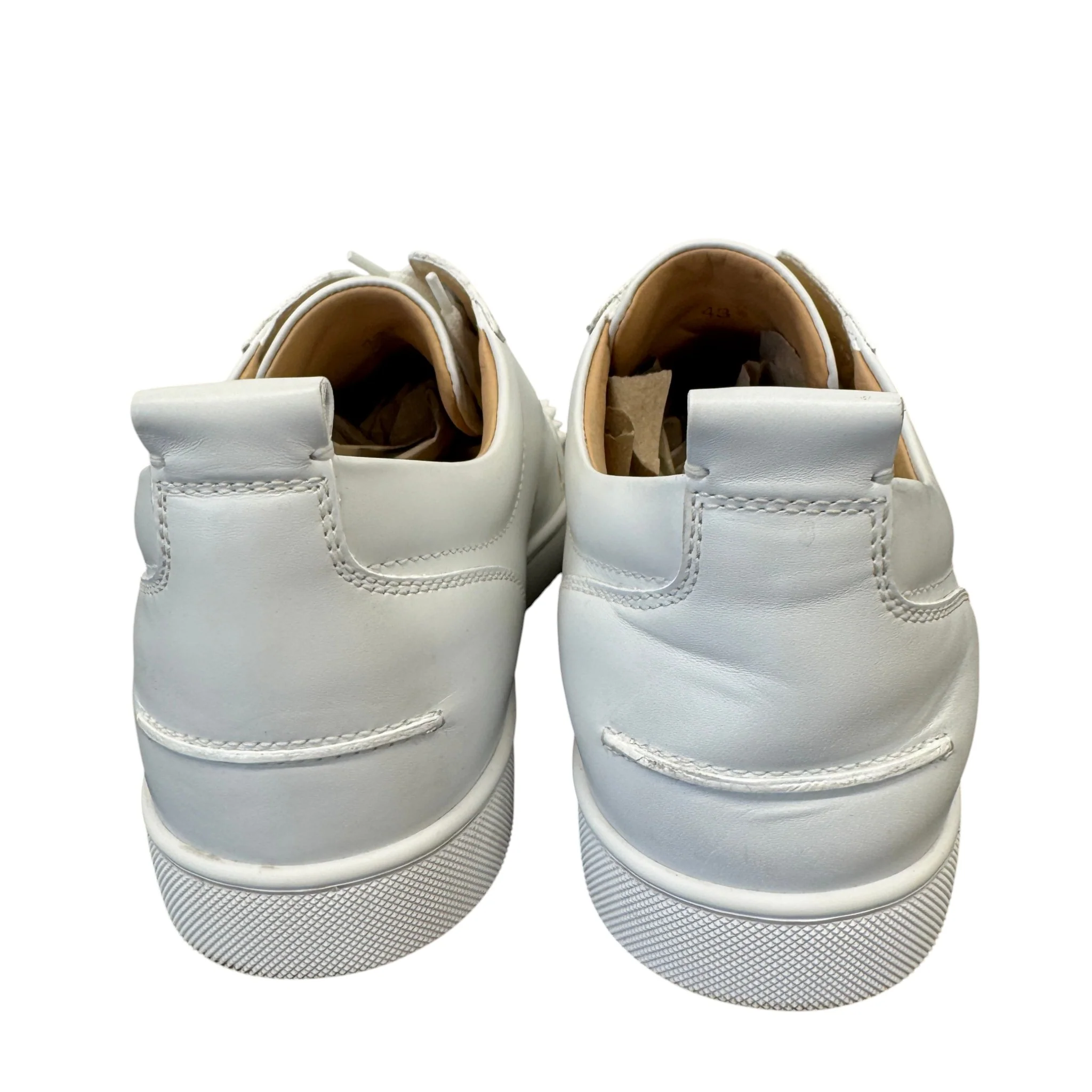Men's Louis Junior Spike Low Trainers White Size EU 43.5 / UK 9.5 - Image 7