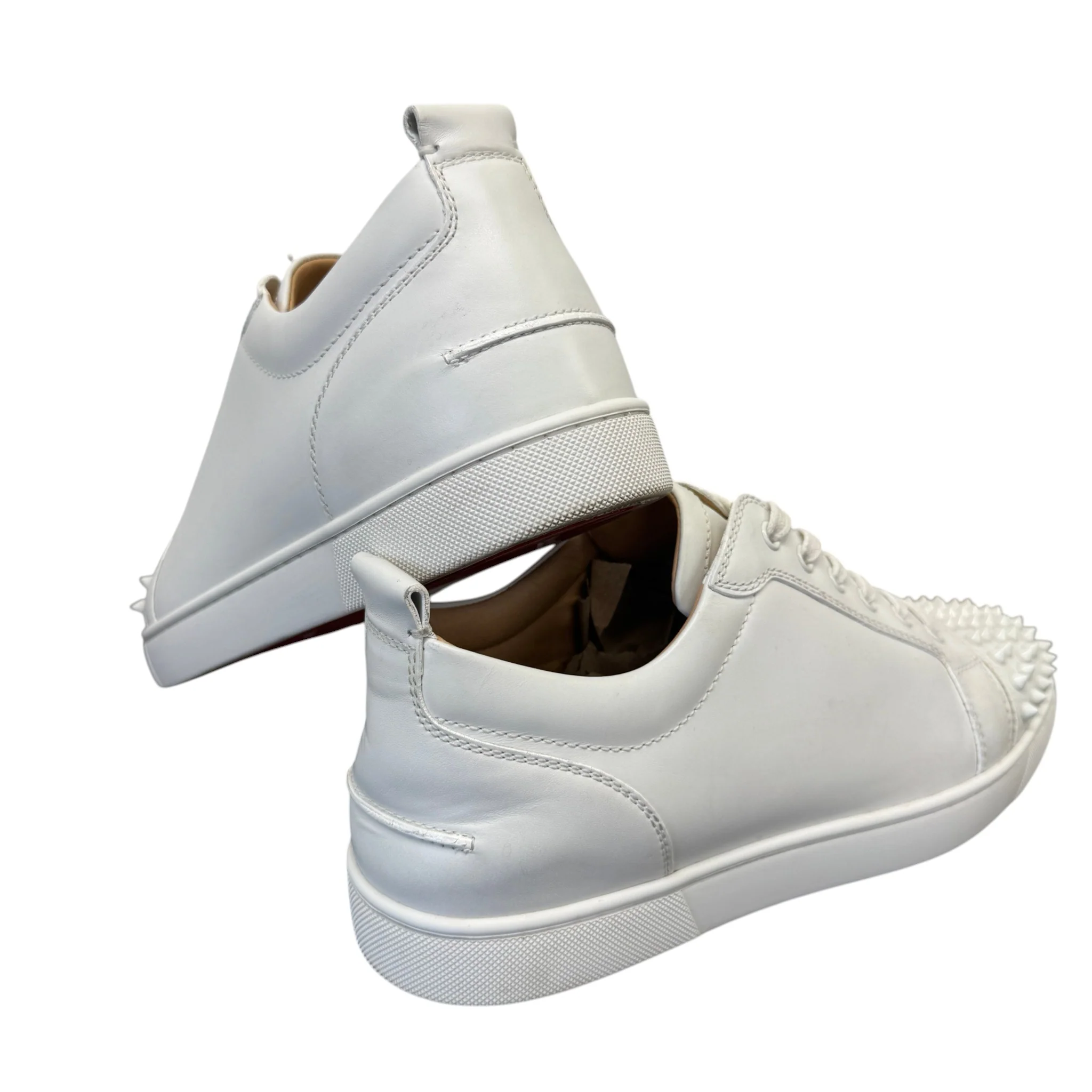 Men's Louis Junior Spike Low Trainers White Size EU 43.5 / UK 9.5 - Image 8