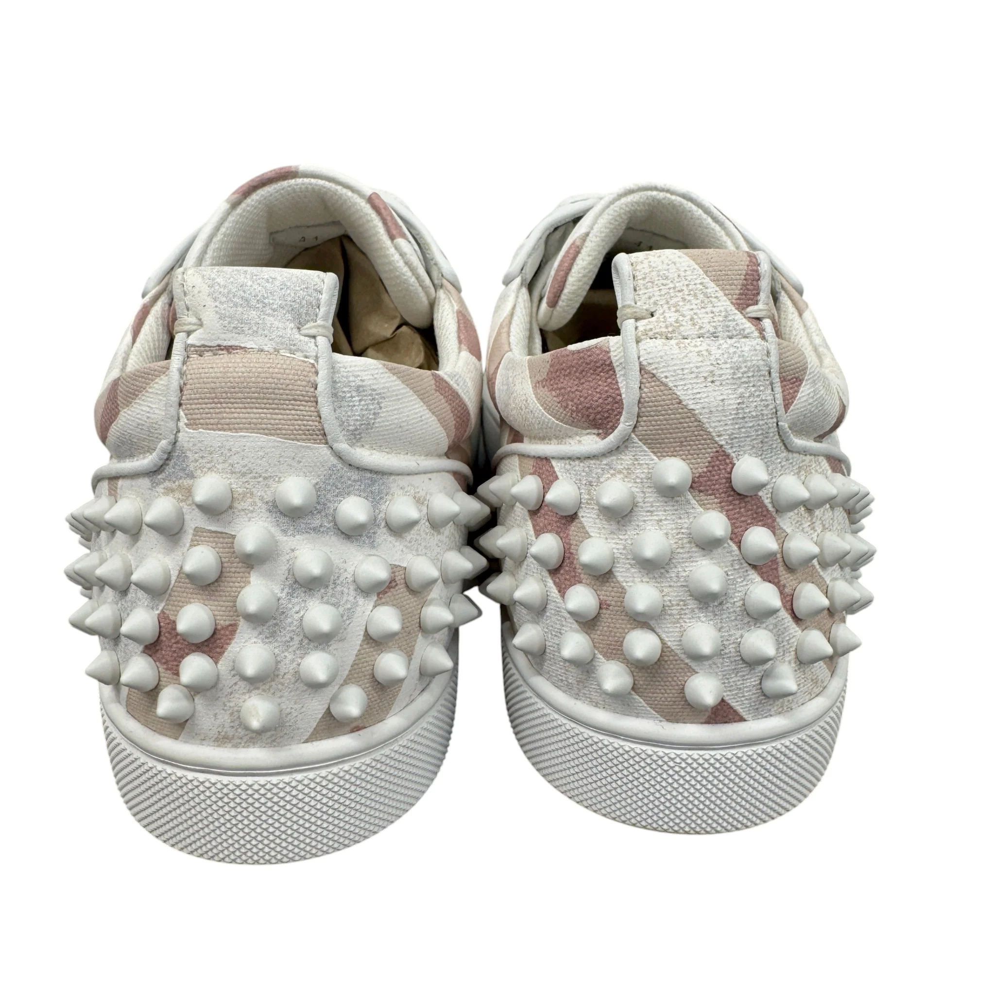 Men's Louis Junior Spike Toile Enduit Gaagal Low Trainers White Size EU 41 / UK 7 - Image 7