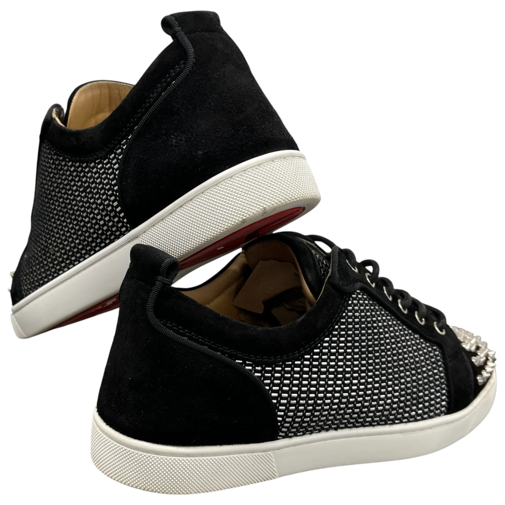 Men's Louis Junior Spikes Flat Low Trainers Black Size EU 42.5 / UK 8.5 - Image 10