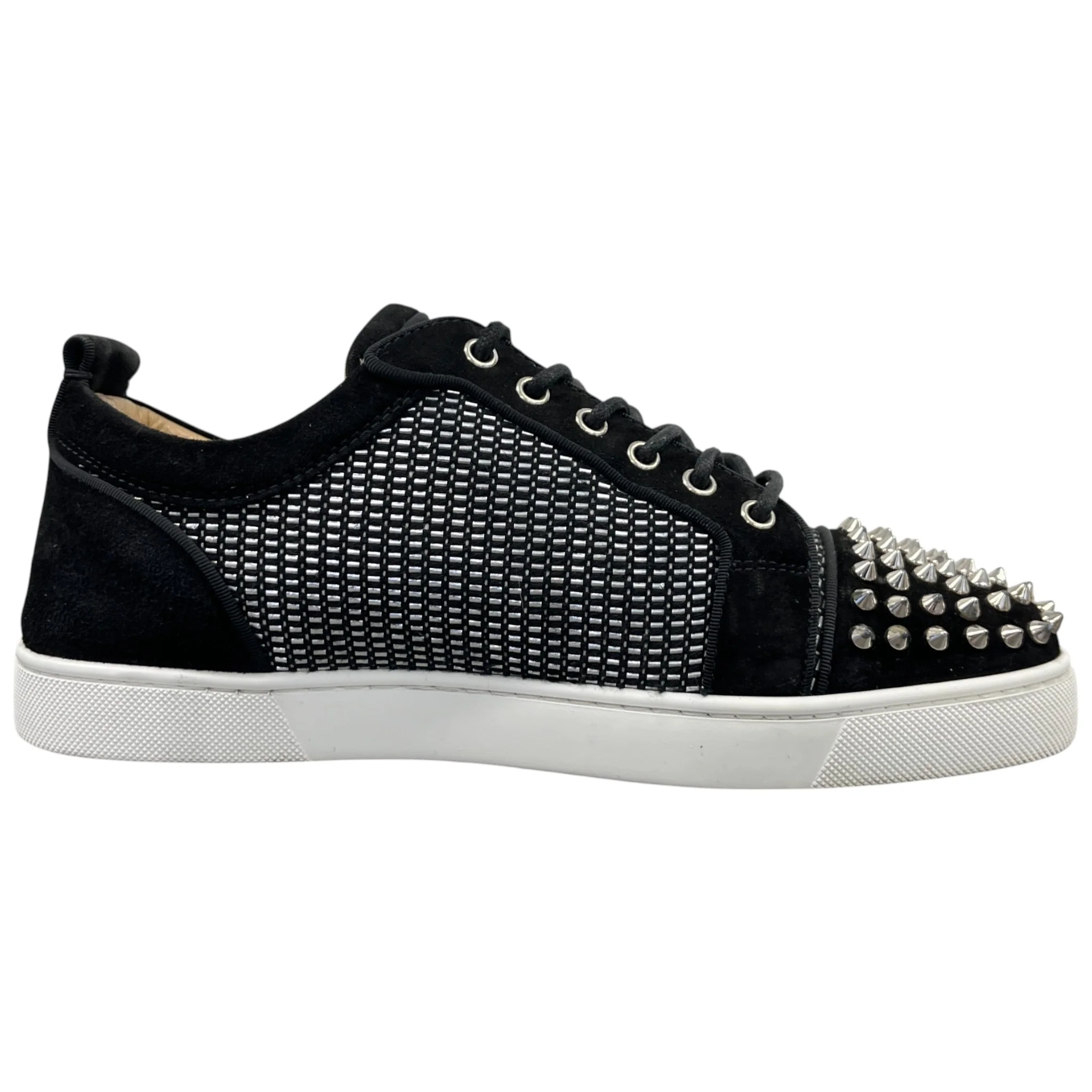 Men's Louis Junior Spikes Flat Low Trainers Black Size EU 42.5 / UK 8.5 - Image 4