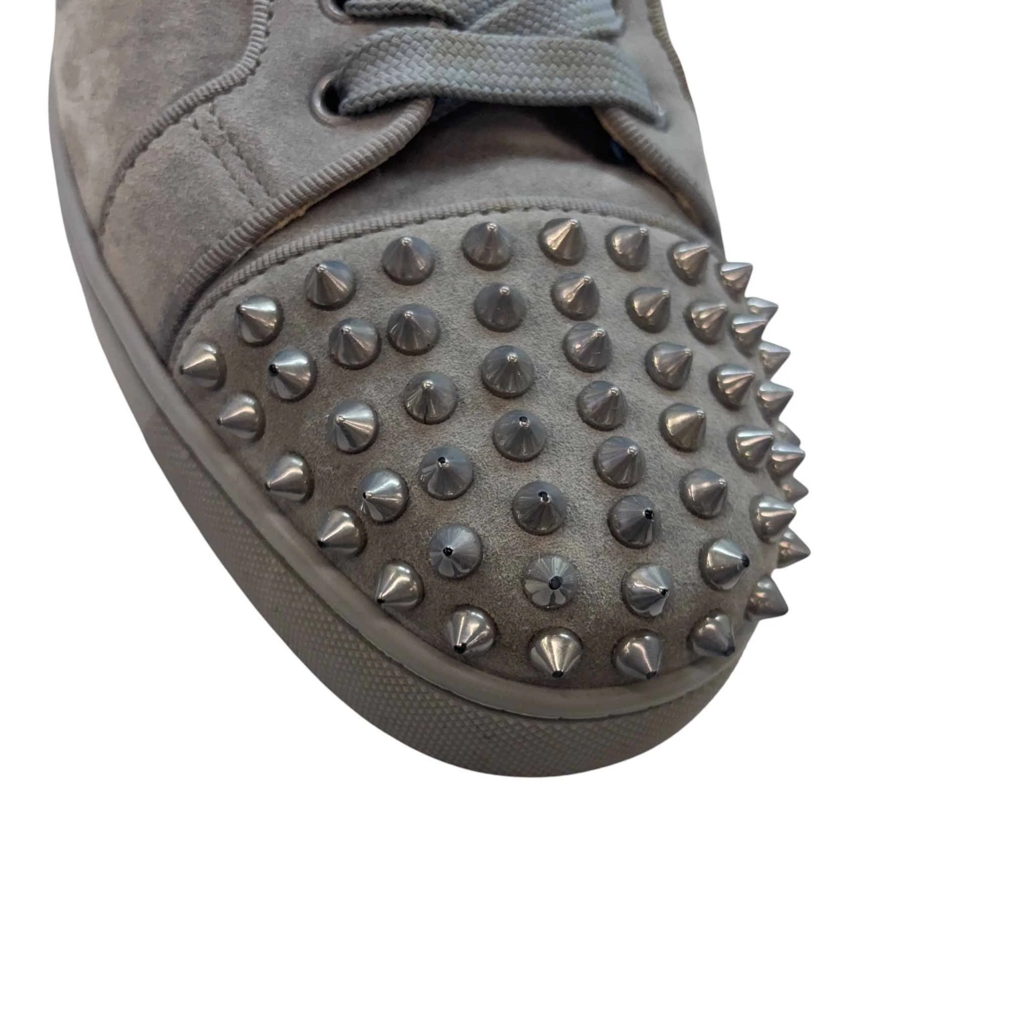 Men's Louis Junior Spikes Flat Low Trainers Grey Size EU 42 / UK 8 - Image 13