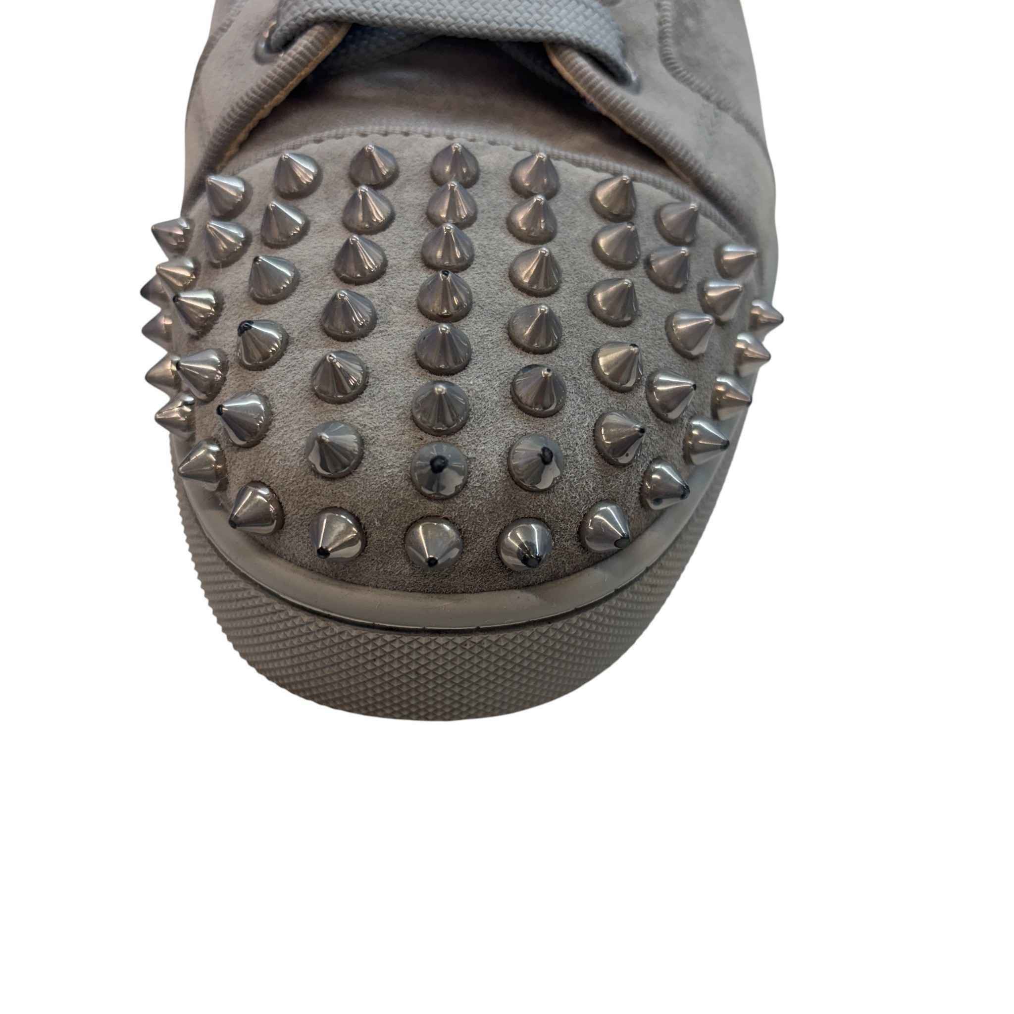 Men's Louis Junior Spikes Flat Low Trainers Grey Size EU 42 / UK 8 - Image 15