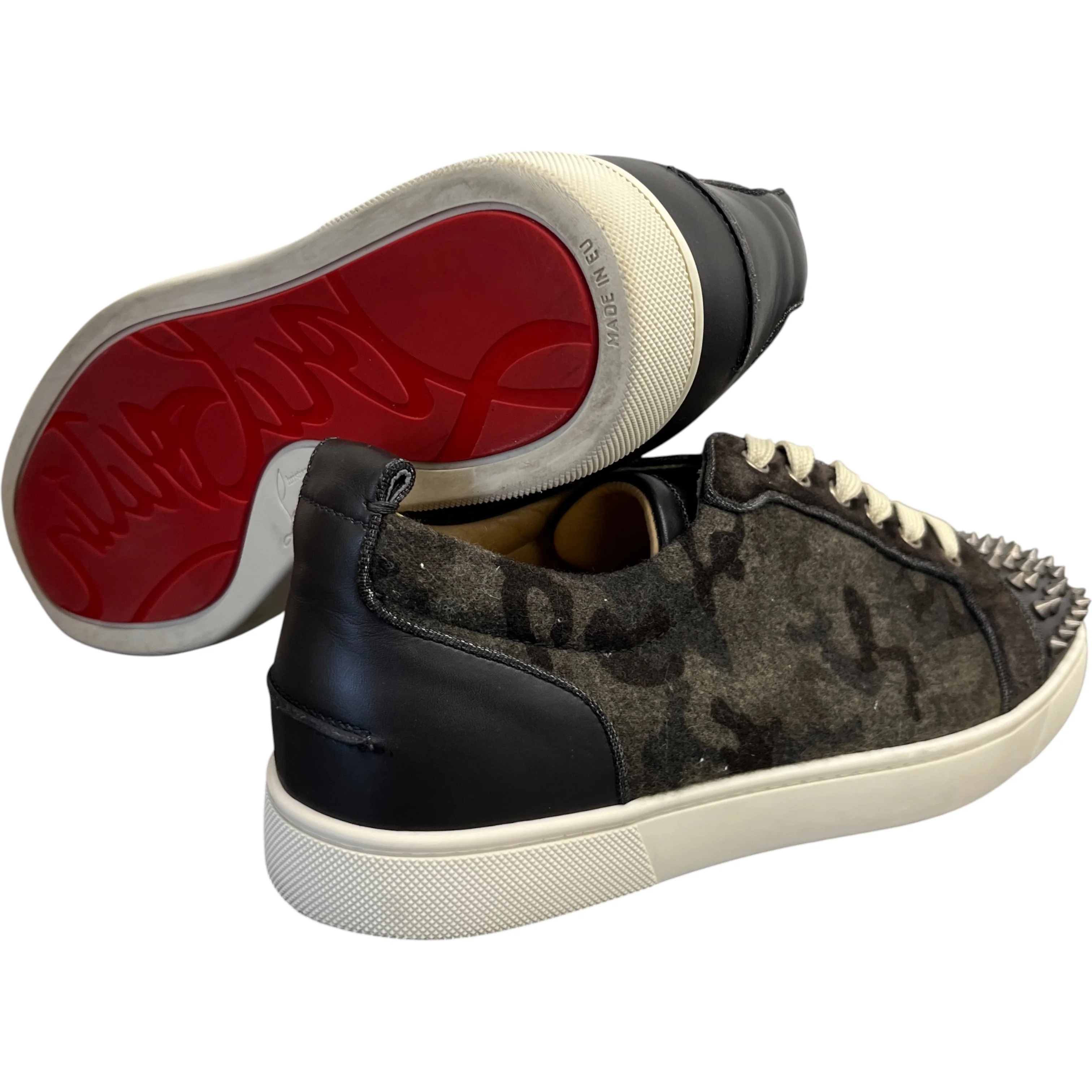 Men's Louis Junior Spikes Low Trainers Green Size EU 42 / UK 8 - Image 10