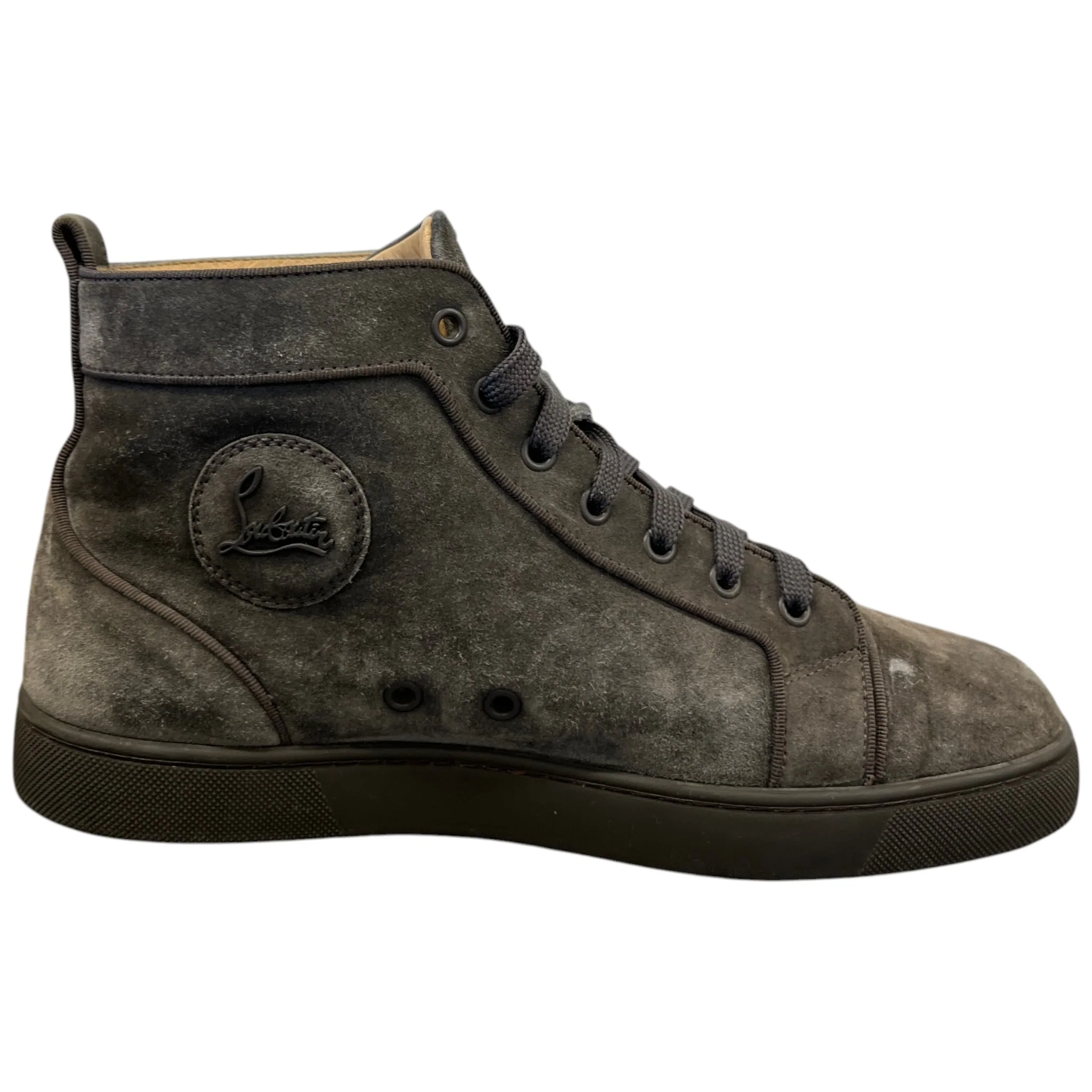 Men's Louis Orlato Flat High Trainers Brown Size EU 41.5 / UK 7.5 - Image 4