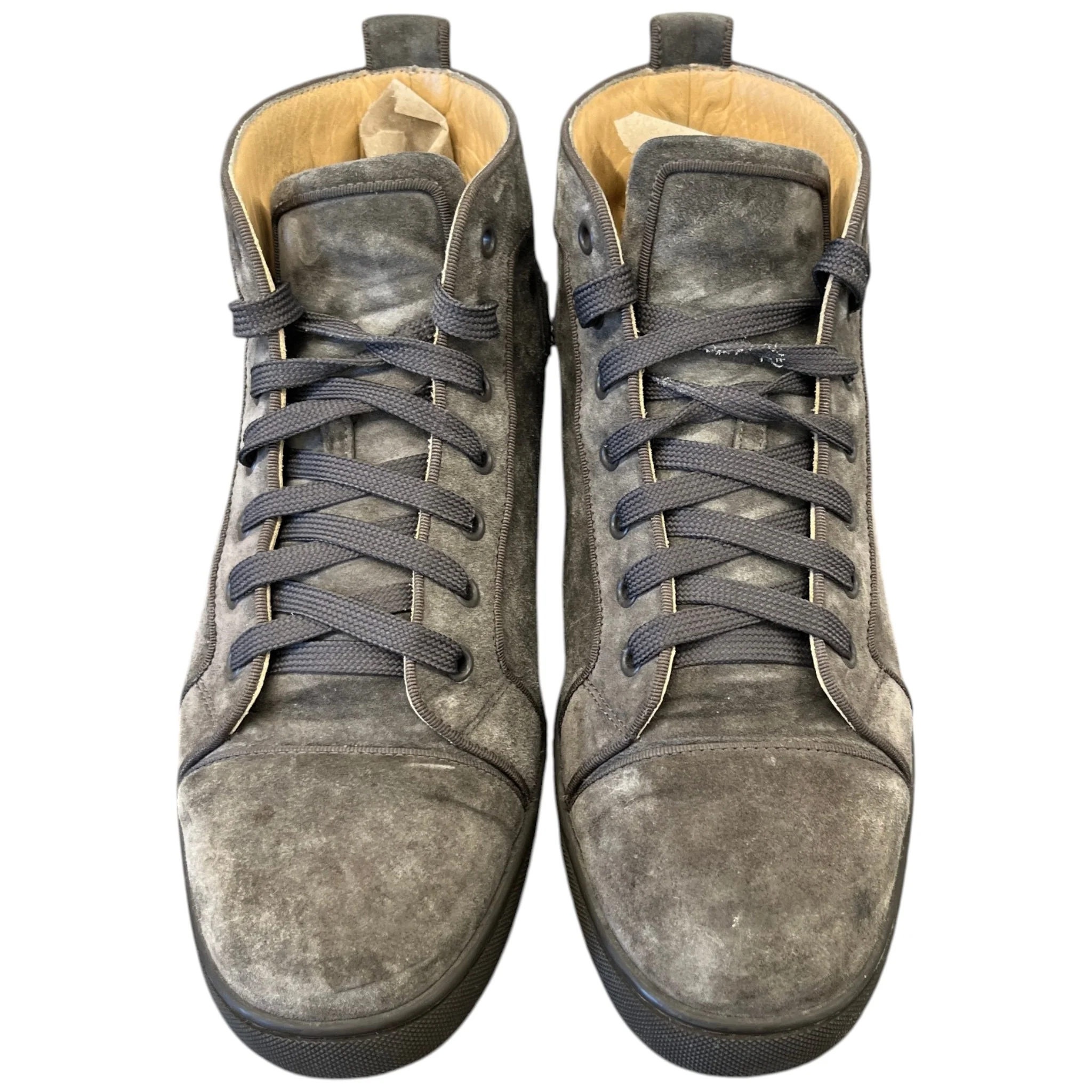 Men's Louis Orlato Flat High Trainers Brown Size EU 41.5 / UK 7.5 - Image 6