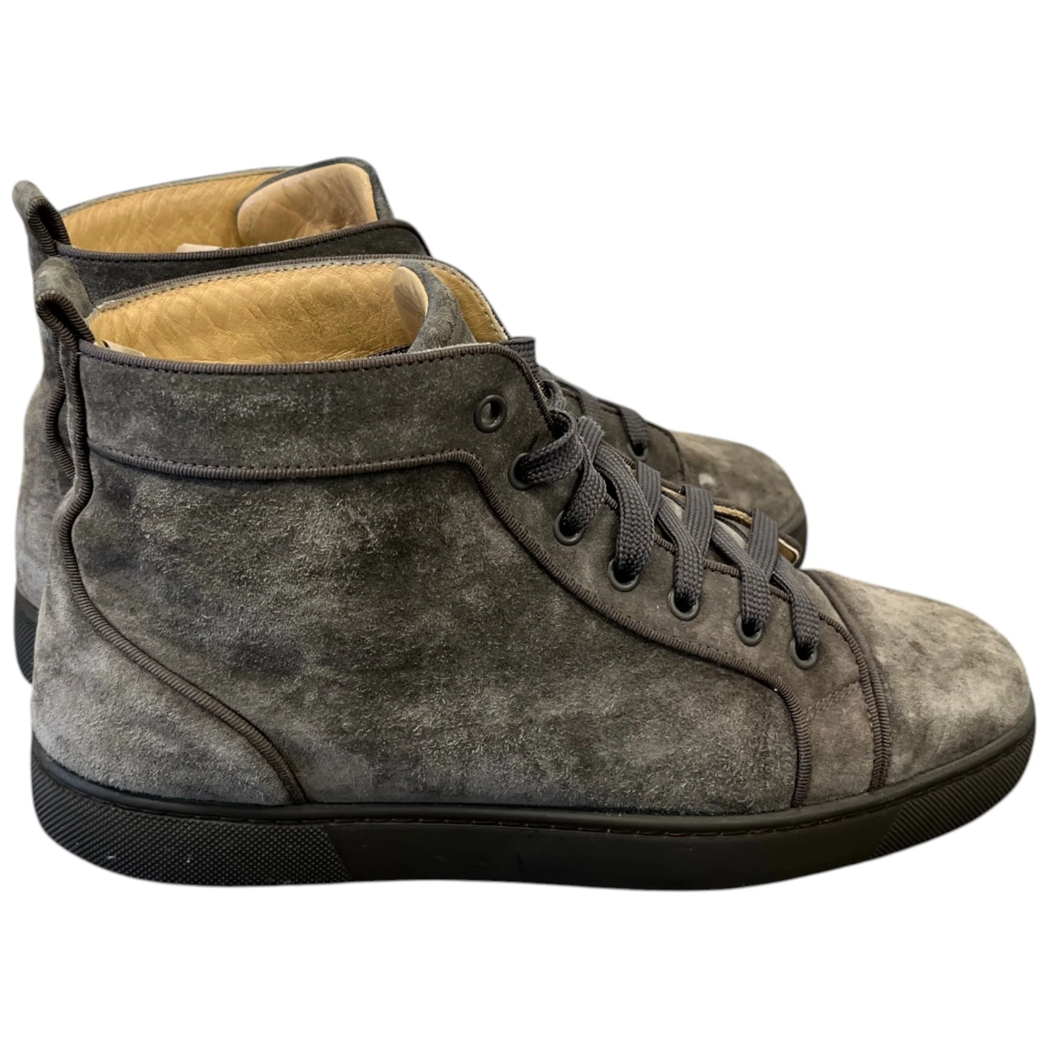 Men's Louis Orlato Flat High Trainers Brown Size EU 41.5 / UK 7.5 - Image 8