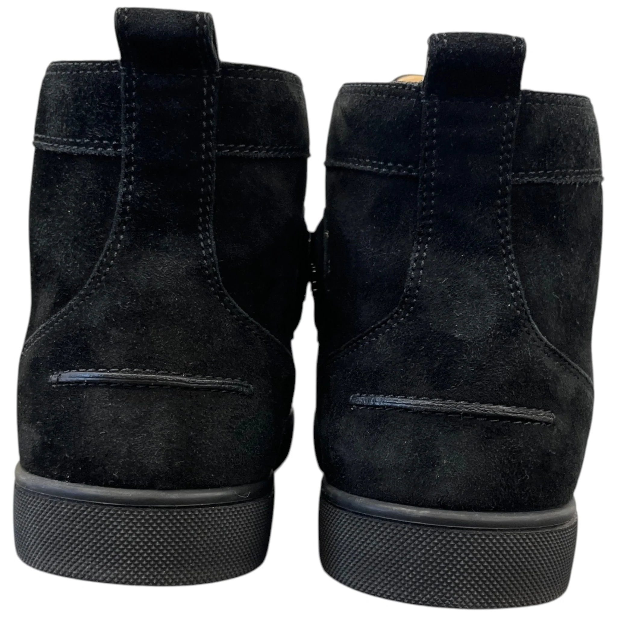 Men's Louis Spikes Flat High Trainers Black Size EU 42 / UK 8 - Image 7