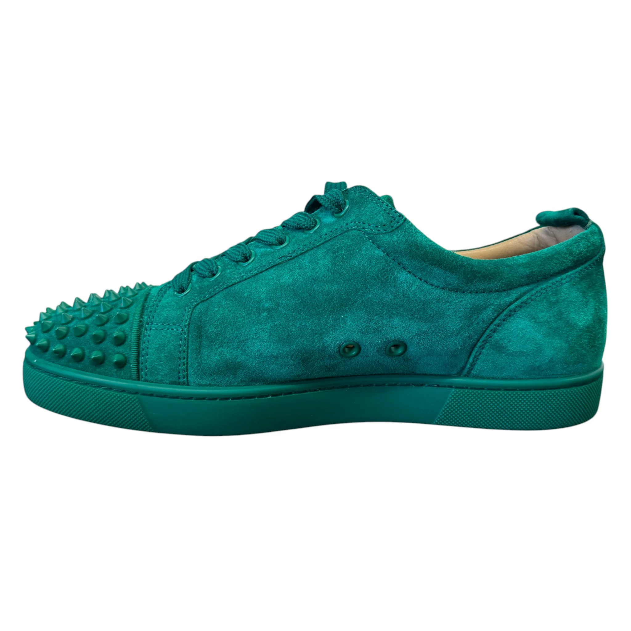 Men's Louis Spikes Flat Low Trainers Green Size EU 42.5 / UK 8.5 - Image 2