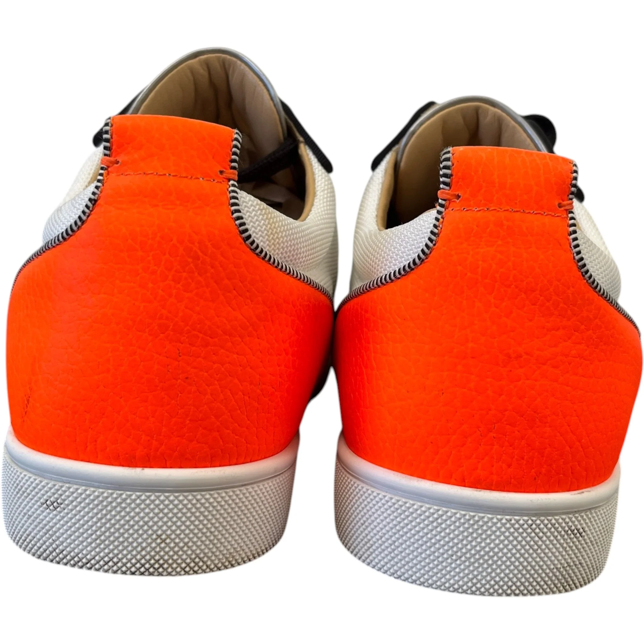 Men's Louis Spikes Flat Low Trainers White Size EU 40 / UK 6 - Image 7
