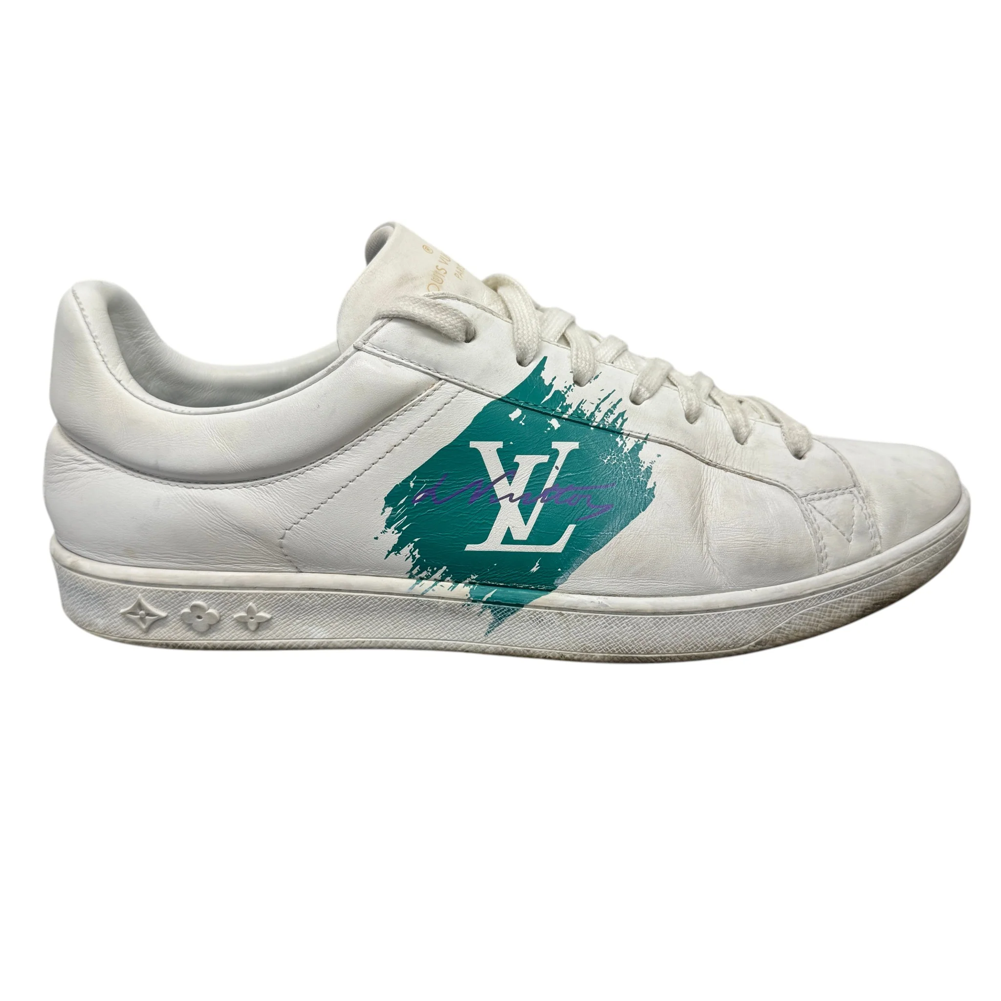Men's Luxembourg Low Trainers White Size EU 42 / UK 8