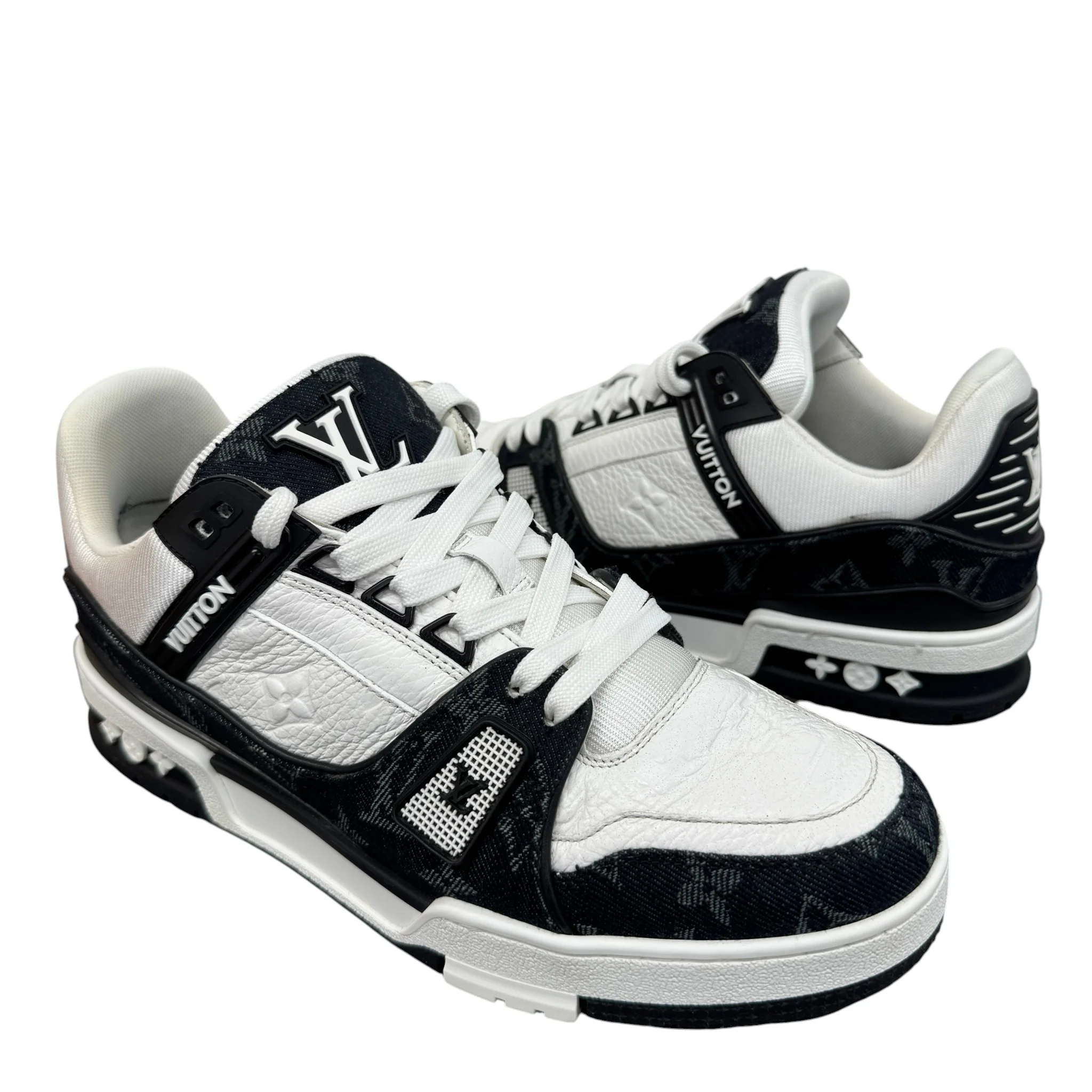 Men's Lv Low Trainers Black Size EU 40 / UK 6 - Image 3