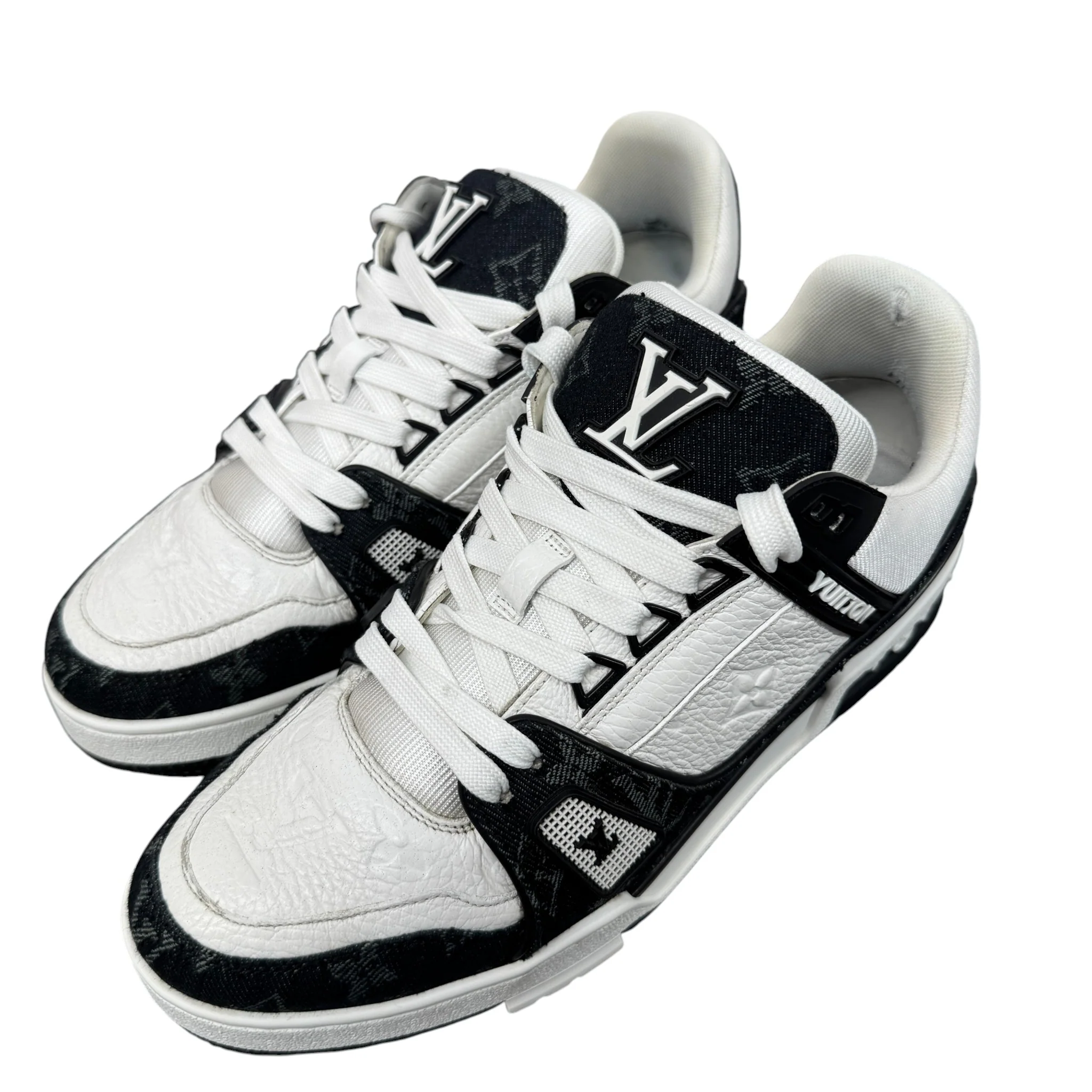 Men's Lv Low Trainers Black Size EU 40 / UK 6 - Image 8