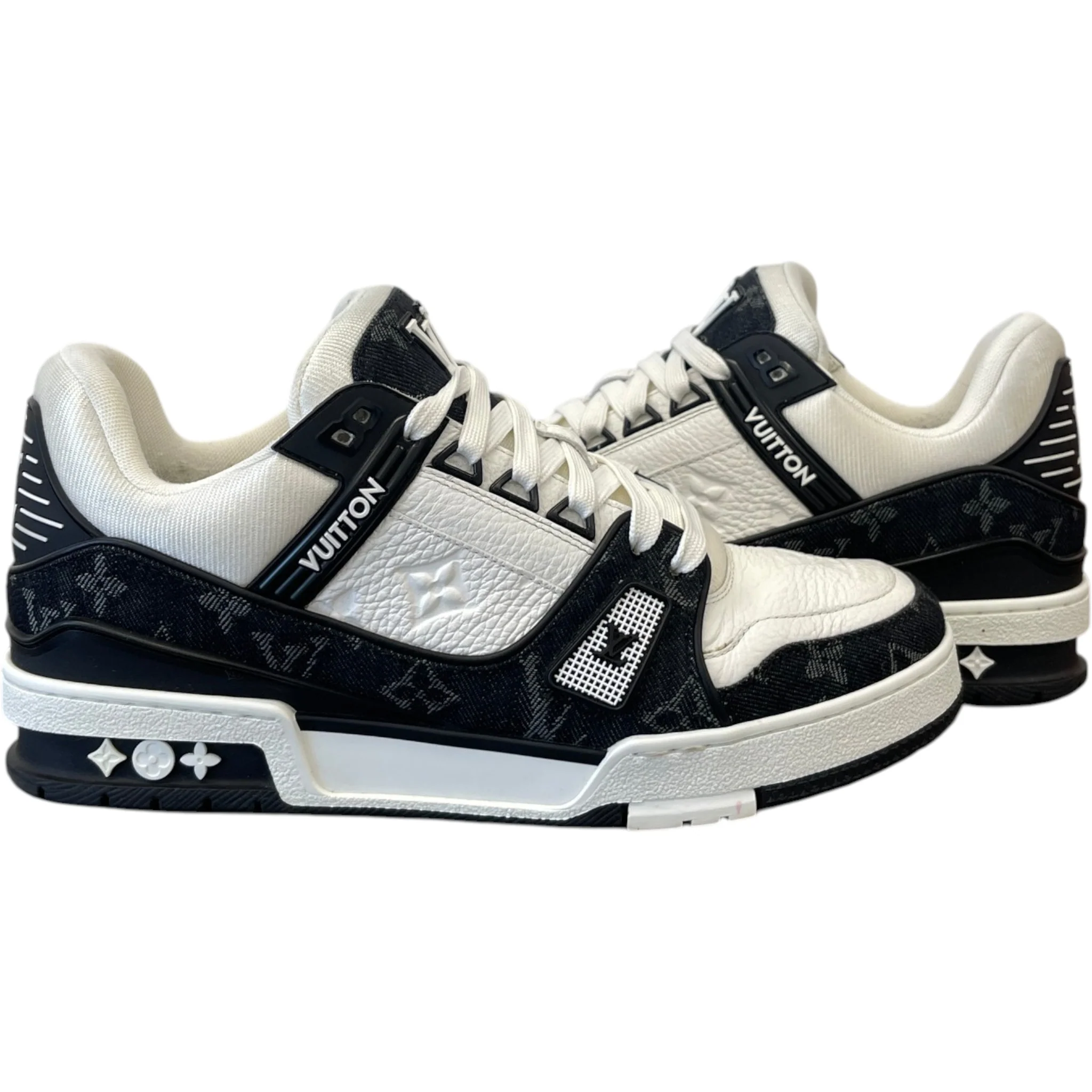 Men's Lv Low Trainers Black Size EU 40 / UK 6 - Image 3