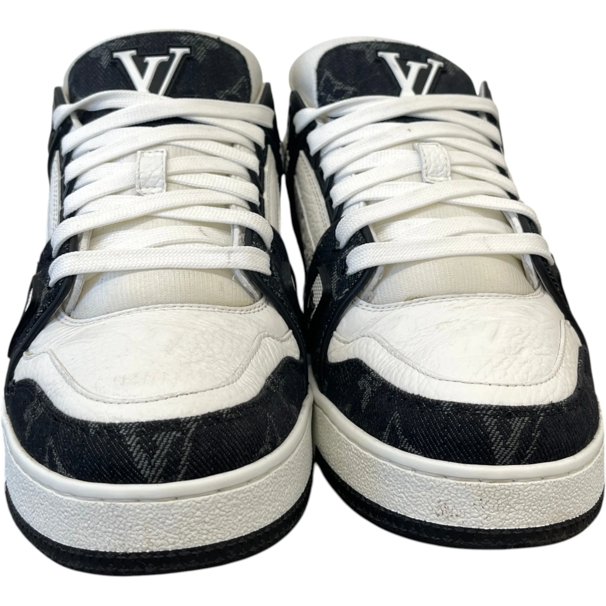 Men's Lv Low Trainers Black Size EU 40 / UK 6 - Image 6