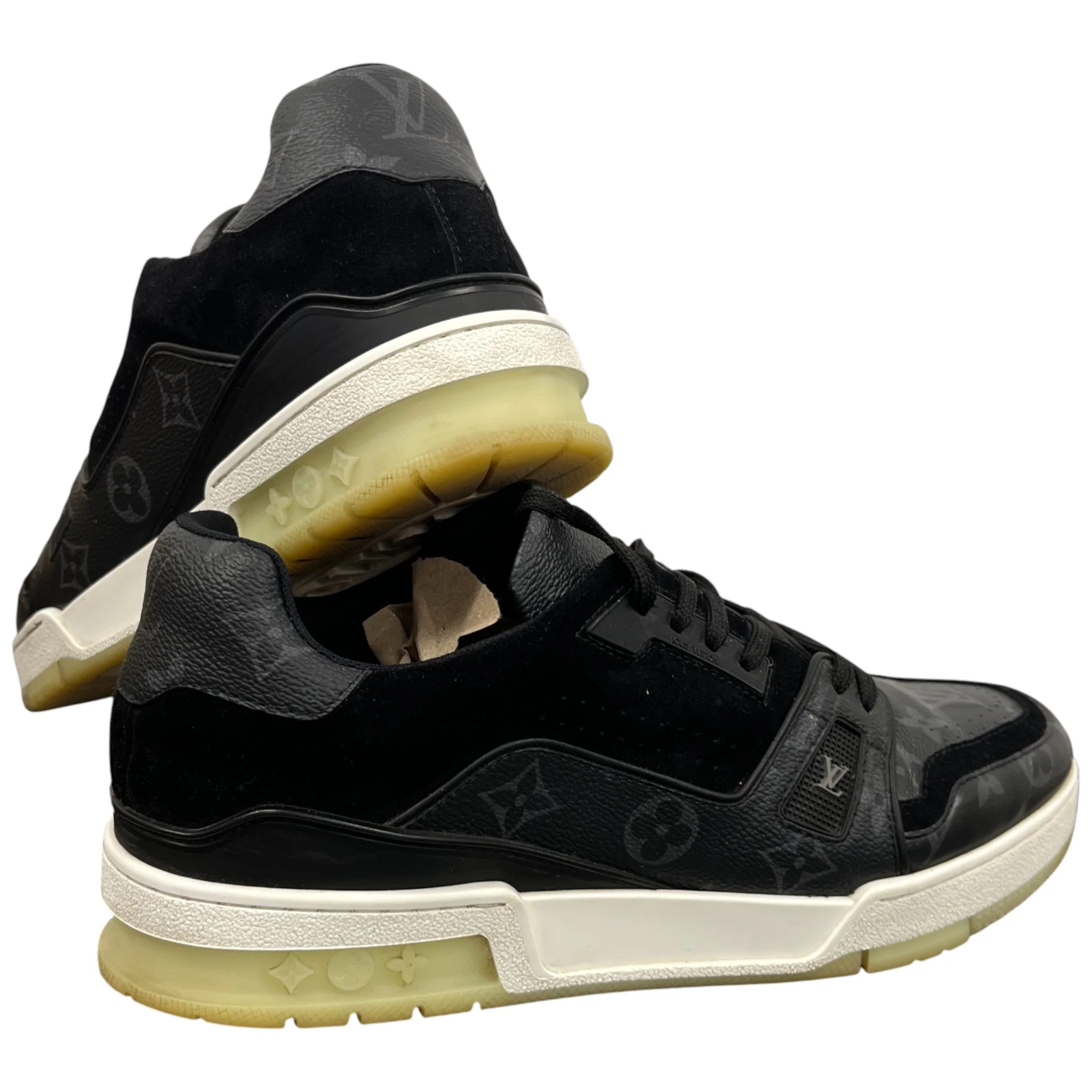 Men's Lv Low Trainers Black Size EU 42 / UK 8 - Image 10