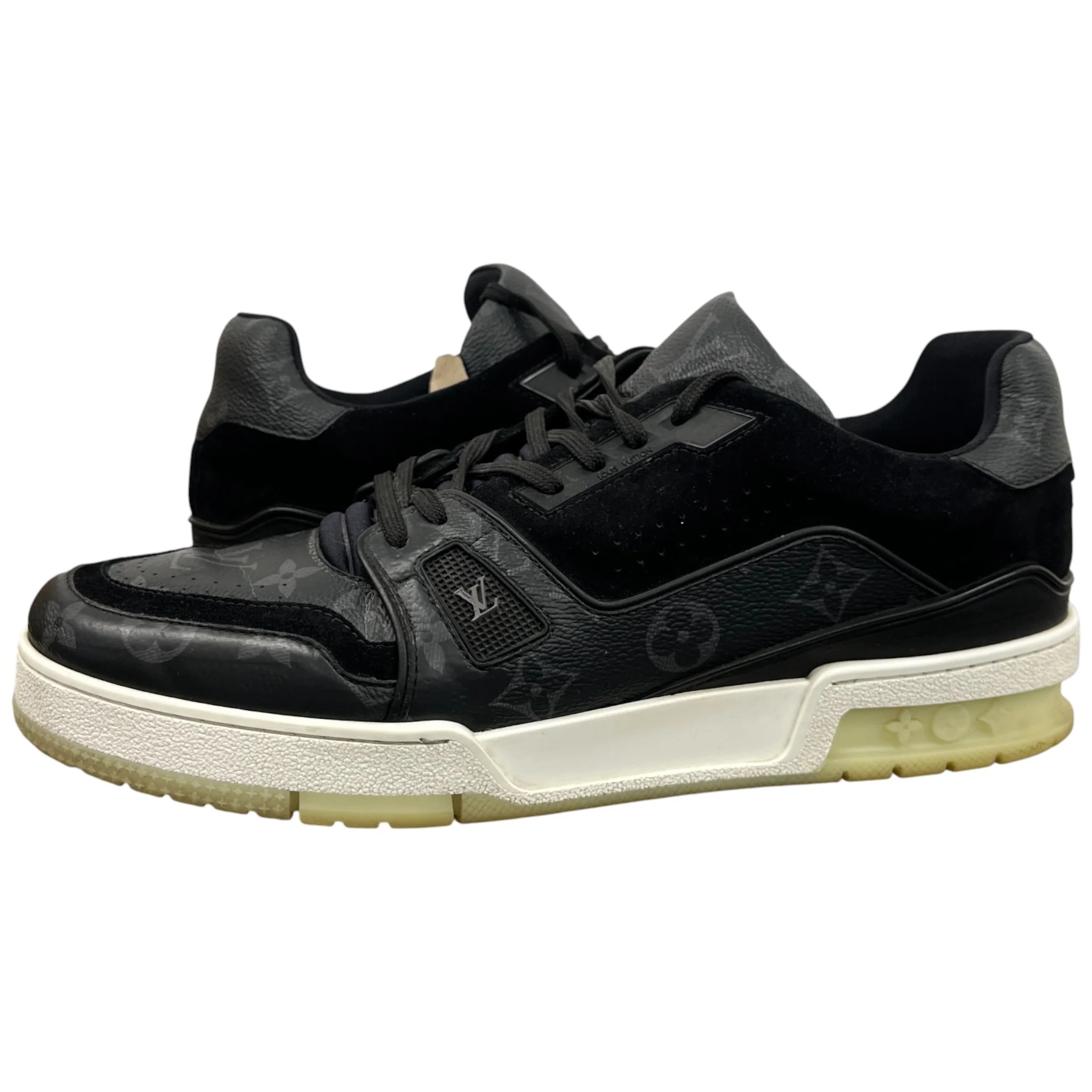 Men's Lv Low Trainers Black Size EU 42 / UK 8 - Image 3