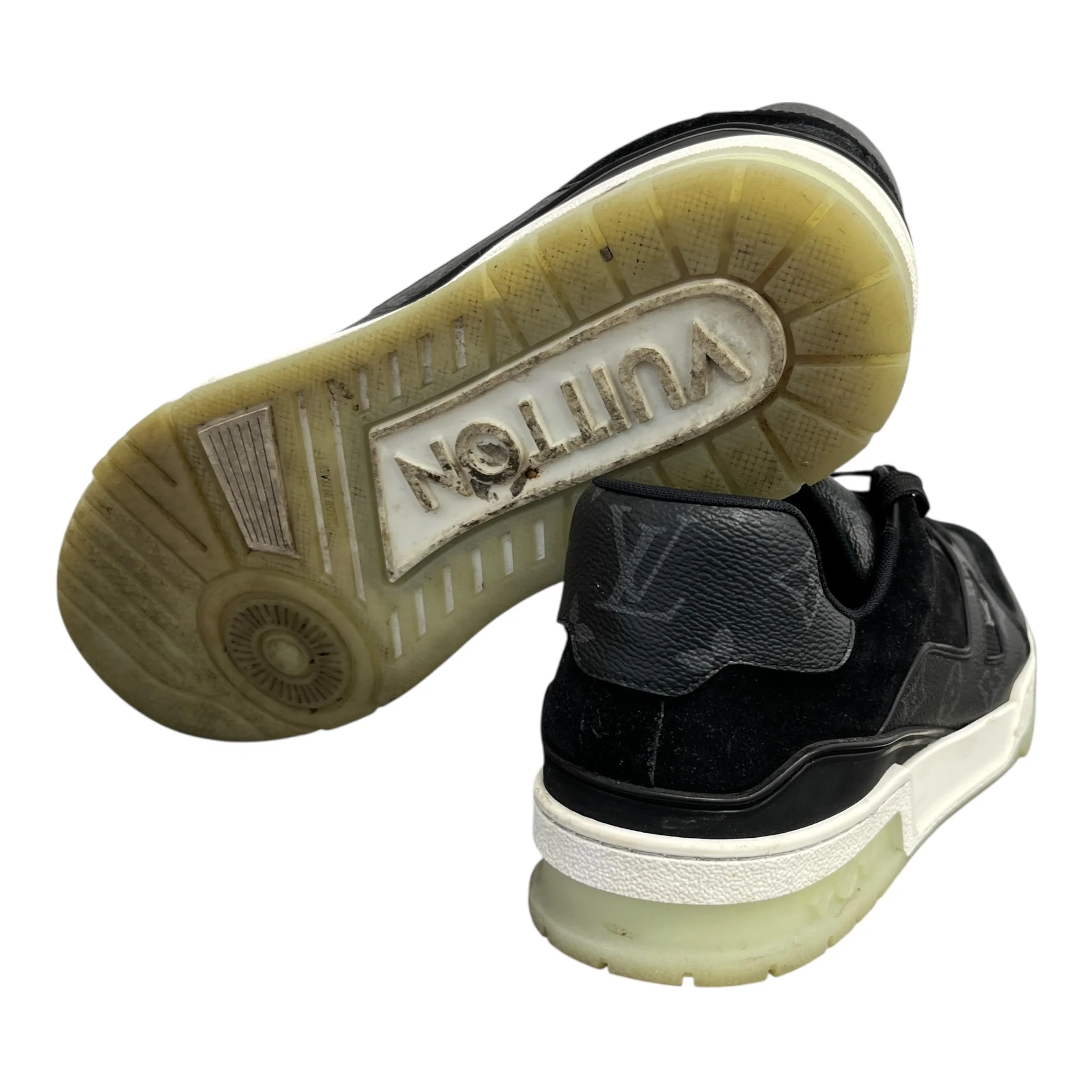 Men's Lv Low Trainers Black Size EU 42 / UK 8 - Image 10