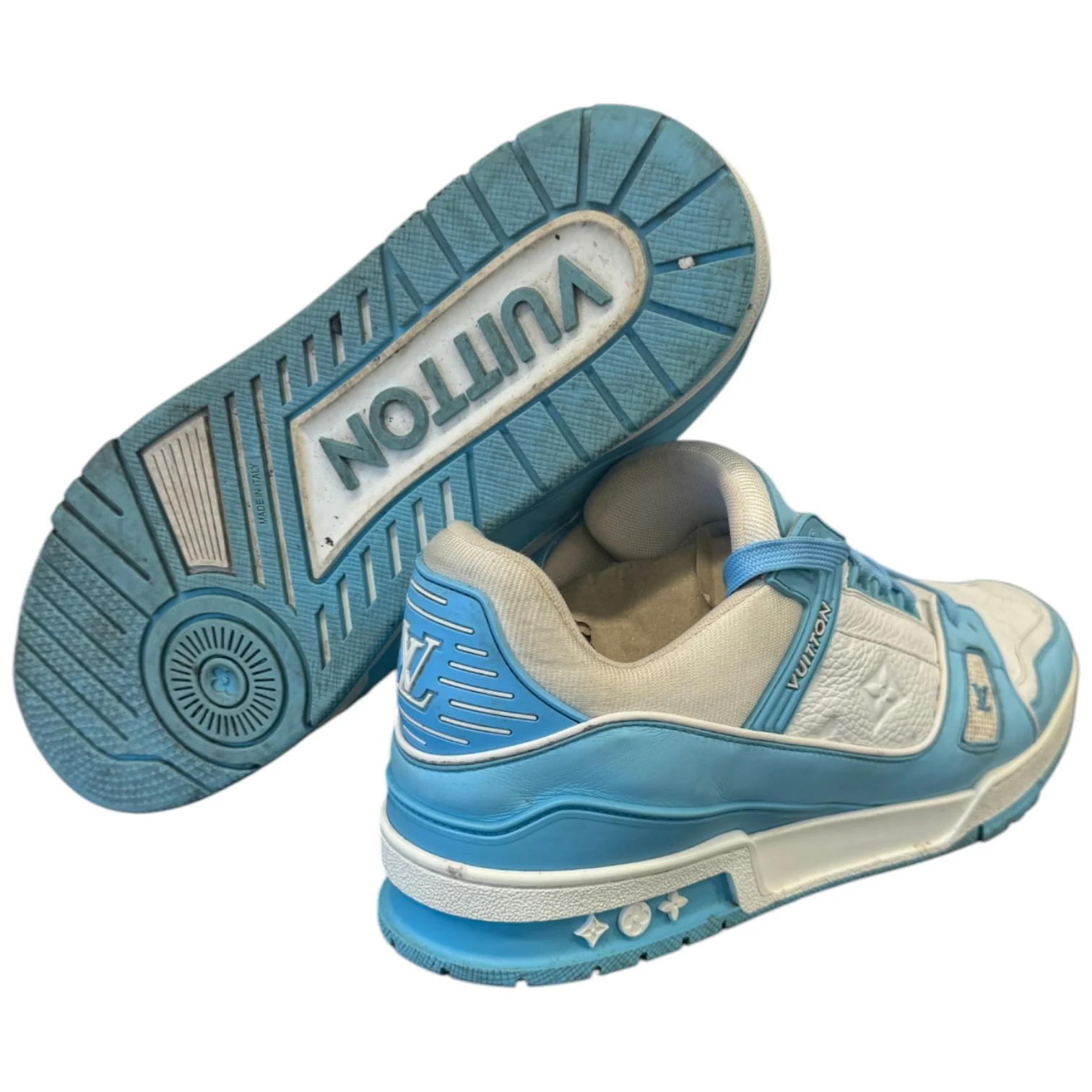 Men's Lv Low Trainers Blue Size EU 44 / UK 10 - Image 10