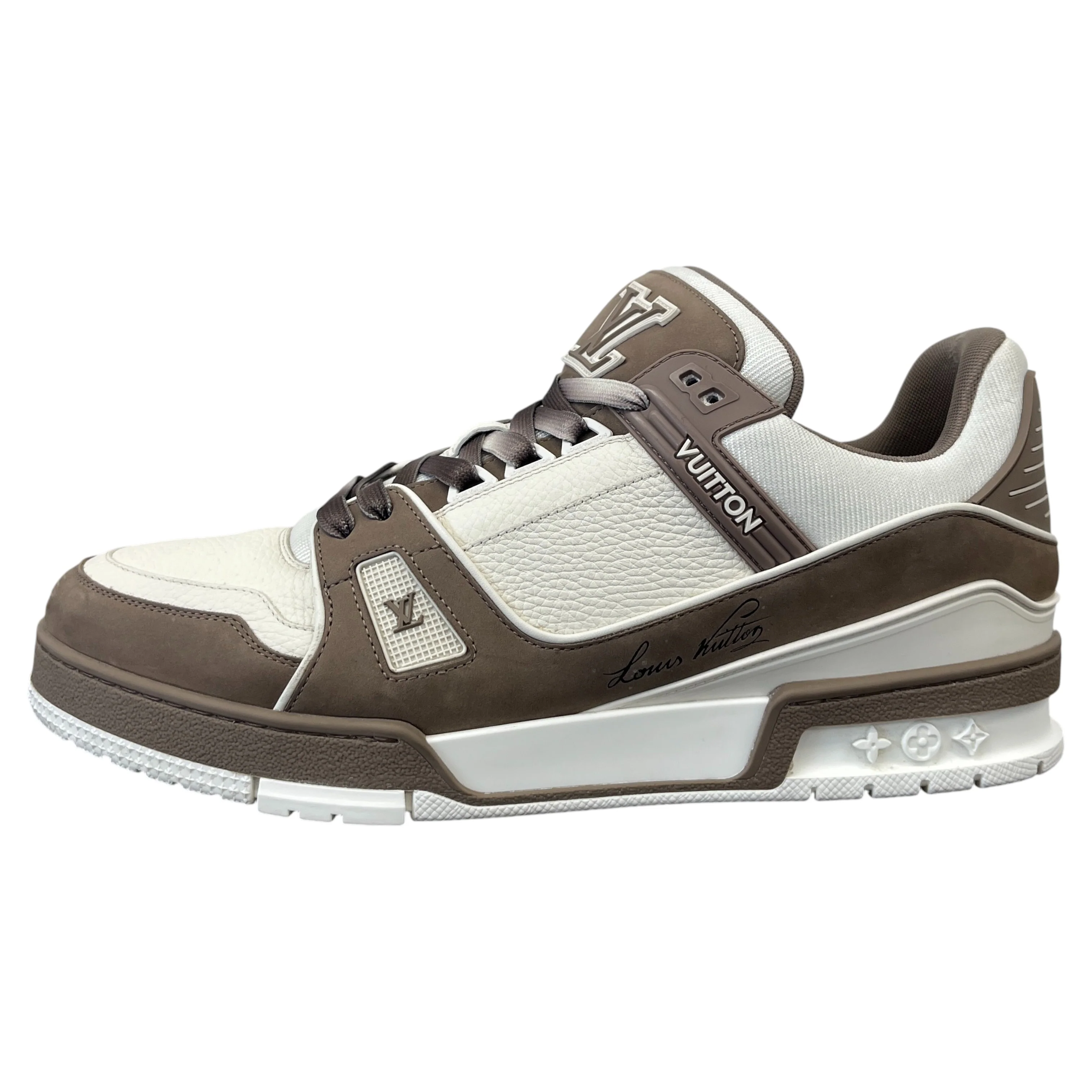 Men's Lv Low Trainers Brown Size EU 43.5 / UK 9.5 - Image 5