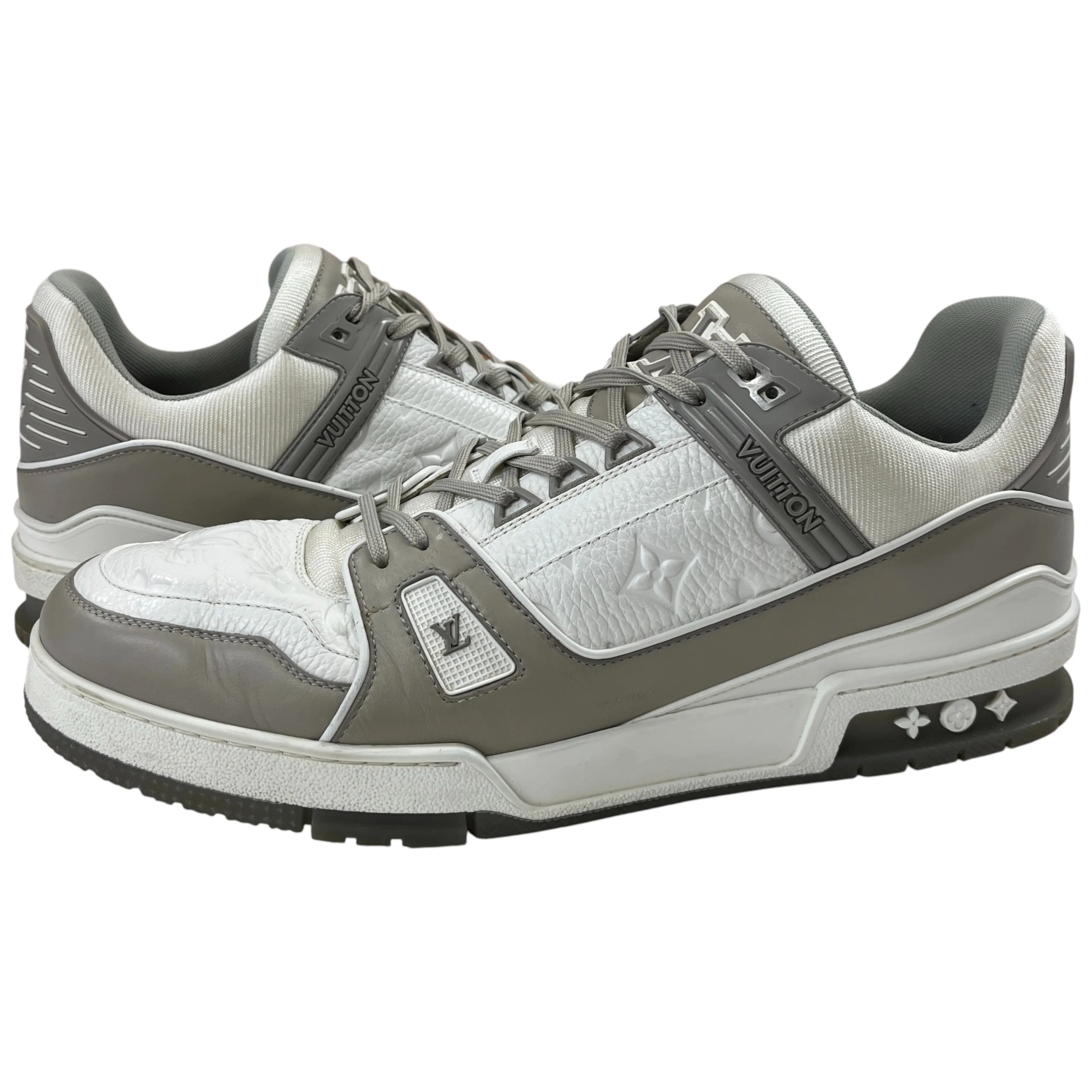 Men's Lv Low Trainers Grey Size EU 45 / UK 11 - Image 3