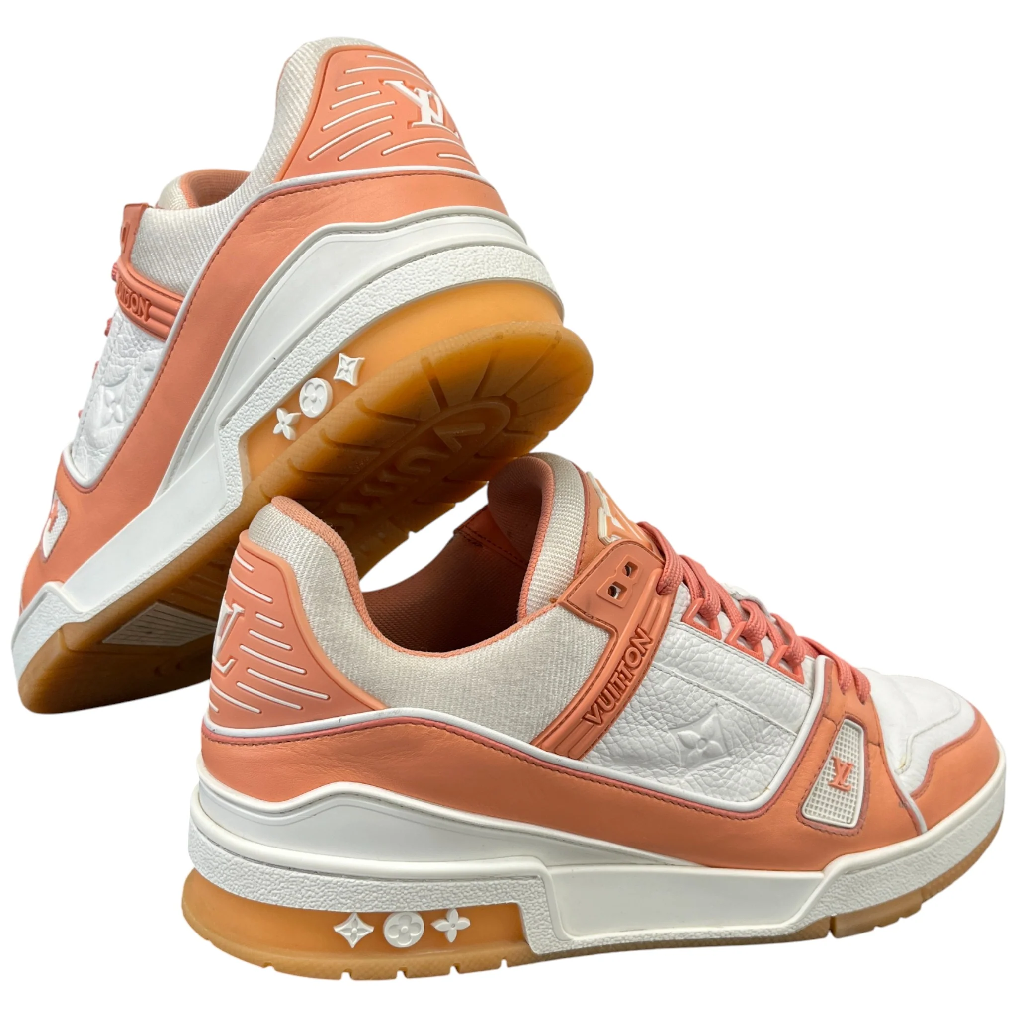 Men's Lv Low Trainers Salmon Size EU 41.5 / UK 7.5 - Image 10
